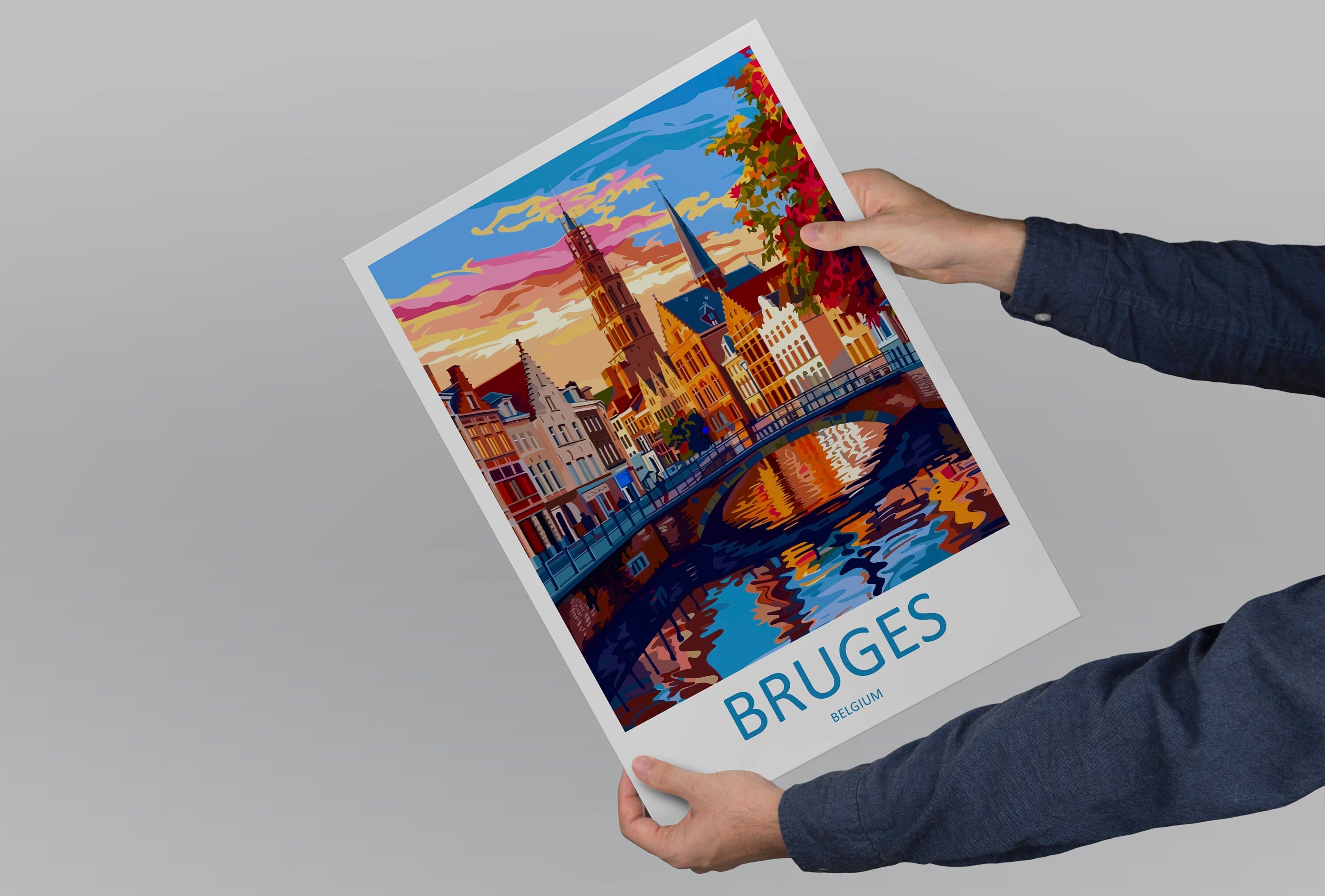 Bruges Travel Print