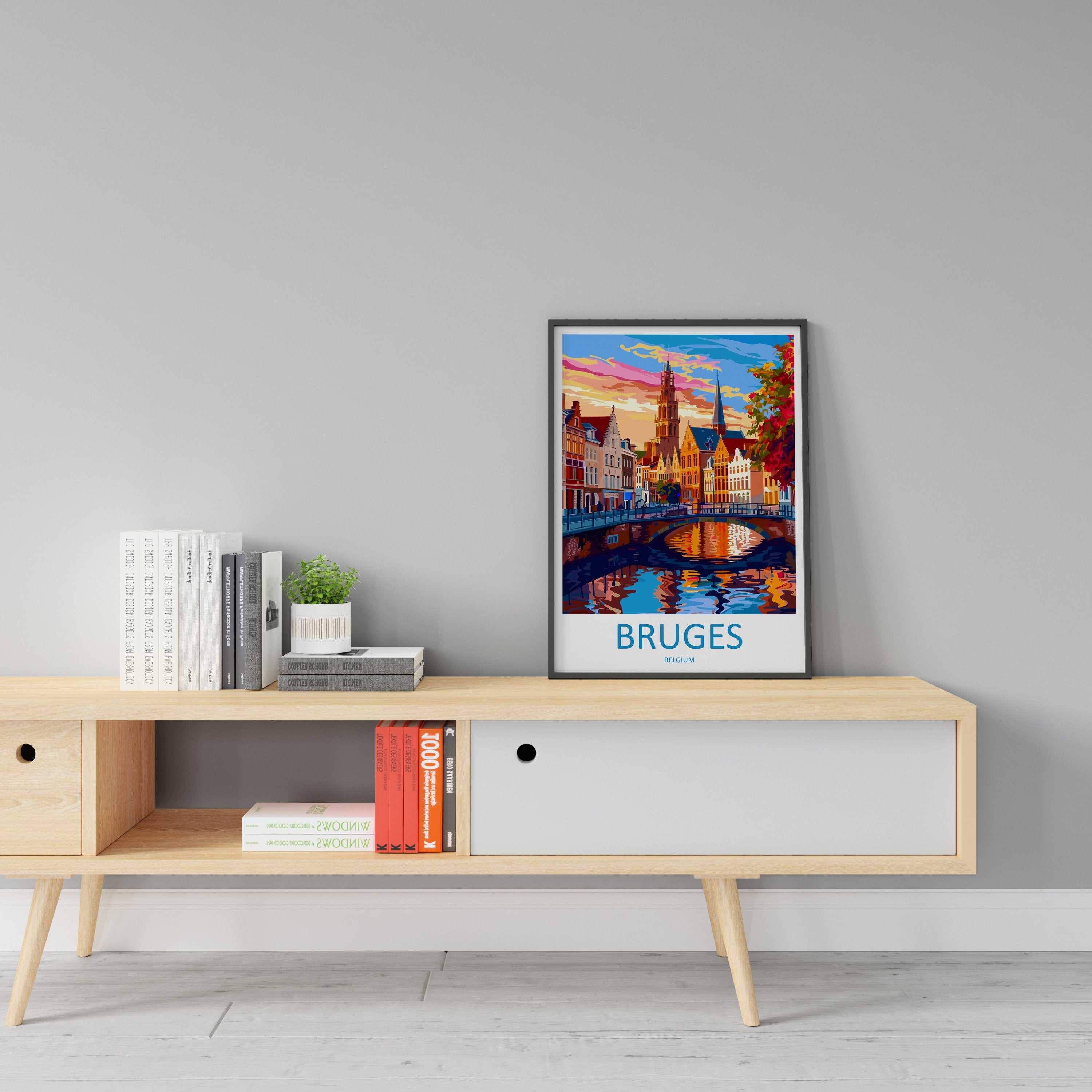 Bruges Travel Print