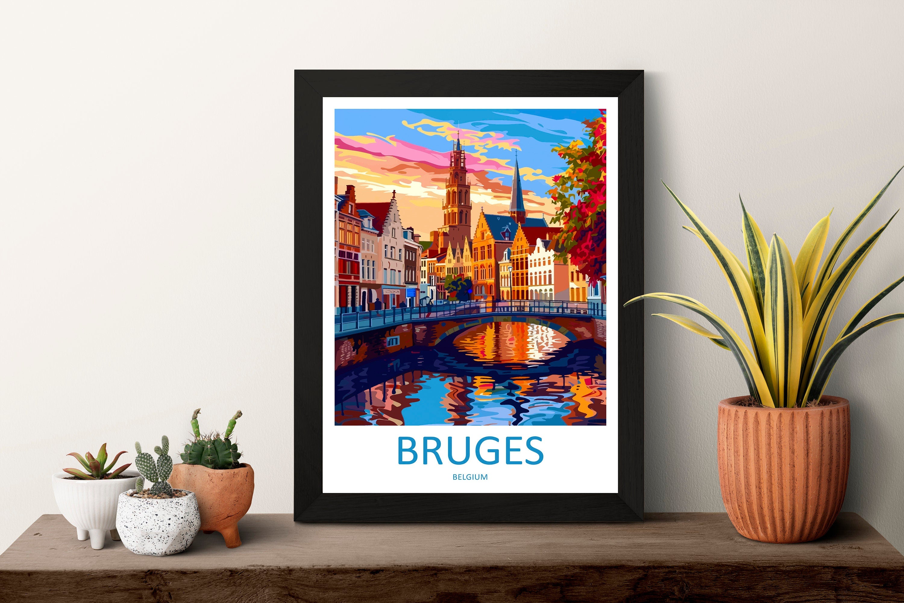 Bruges Travel Print