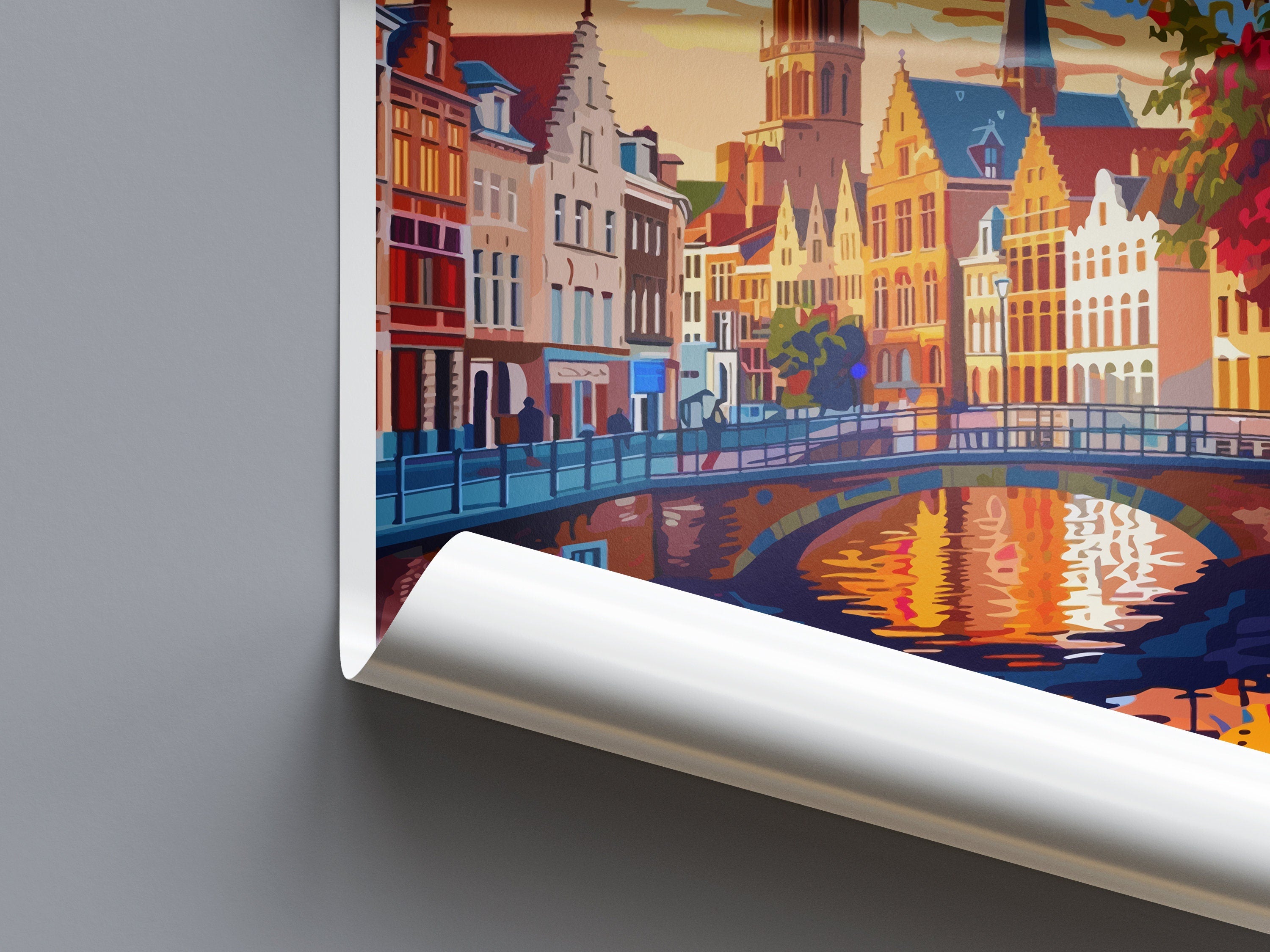 Bruges Travel Print