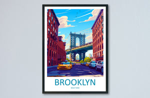 Brooklyn New York Travel Print