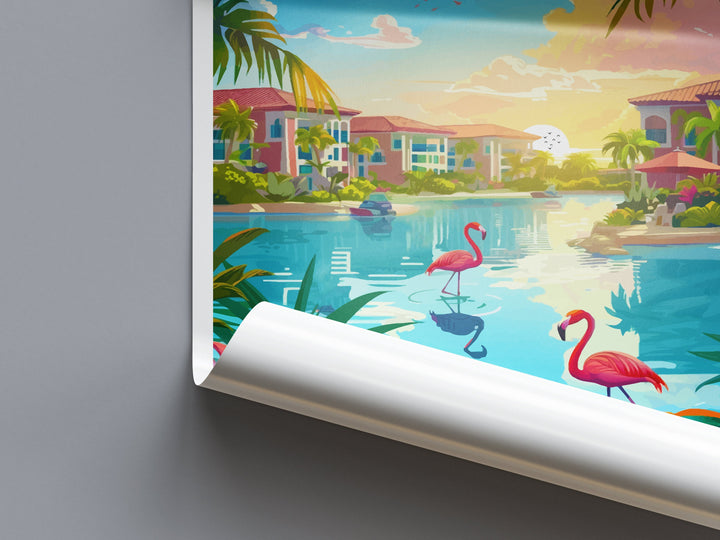 Aruba Travel Print Wall Art Aruba Wall Hanging Home Décor Aruba Gift Art Lovers Wall Art Caribbean Travel Print Aruba Decor