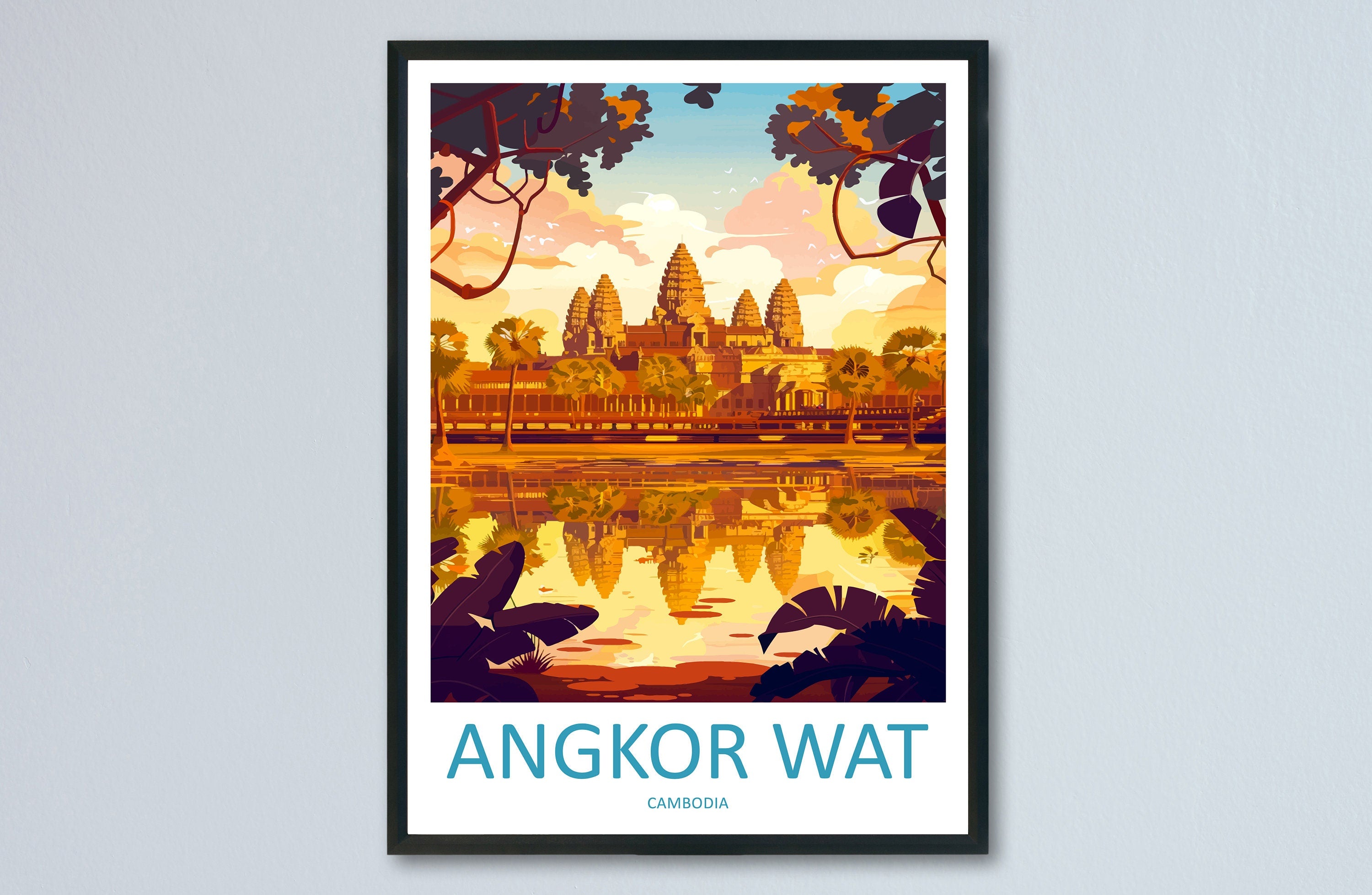 Angkor Wat Travel Print