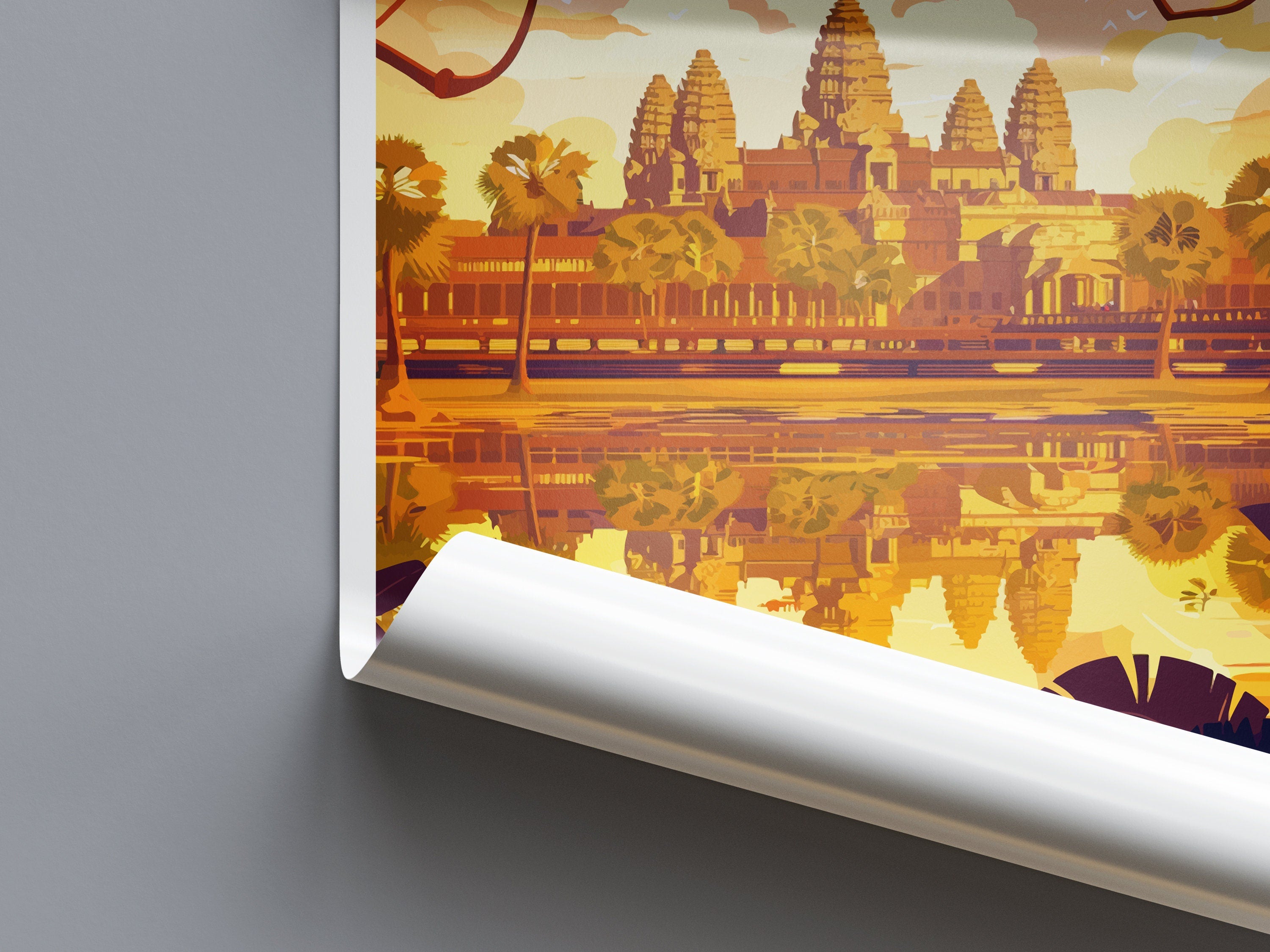 Angkor Wat Travel Print