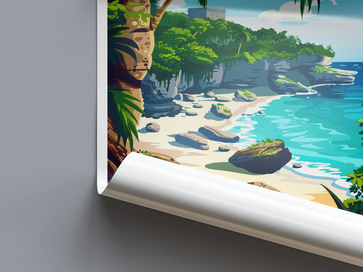 Tulum Travel Print Wall Art Tulum Wall Hanging Home Decoration Tulum Gift Art Lovers Wall Art Print Art Tulum Wall Hanging Poster Tulum Art