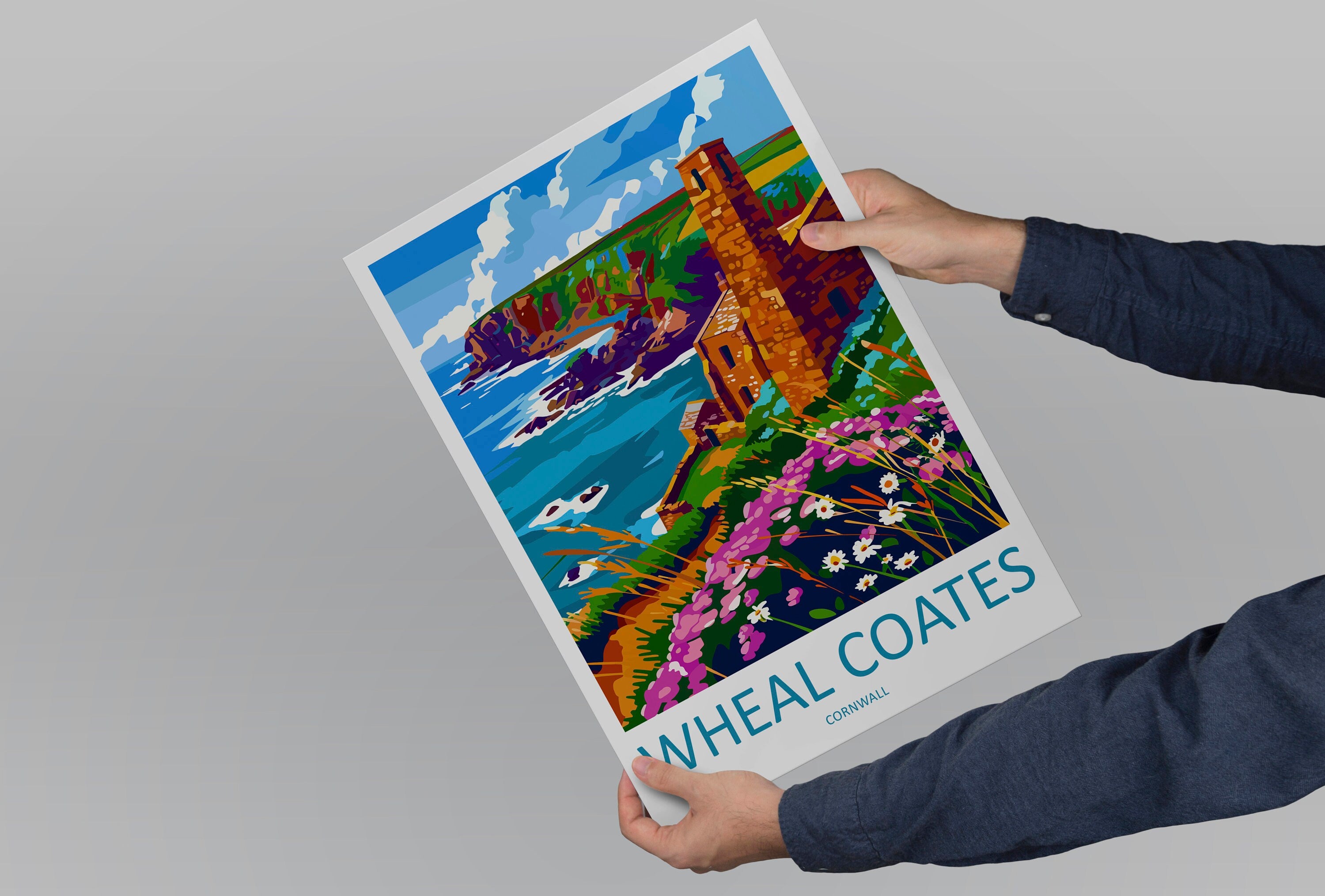 Wheal Coates Travel Print