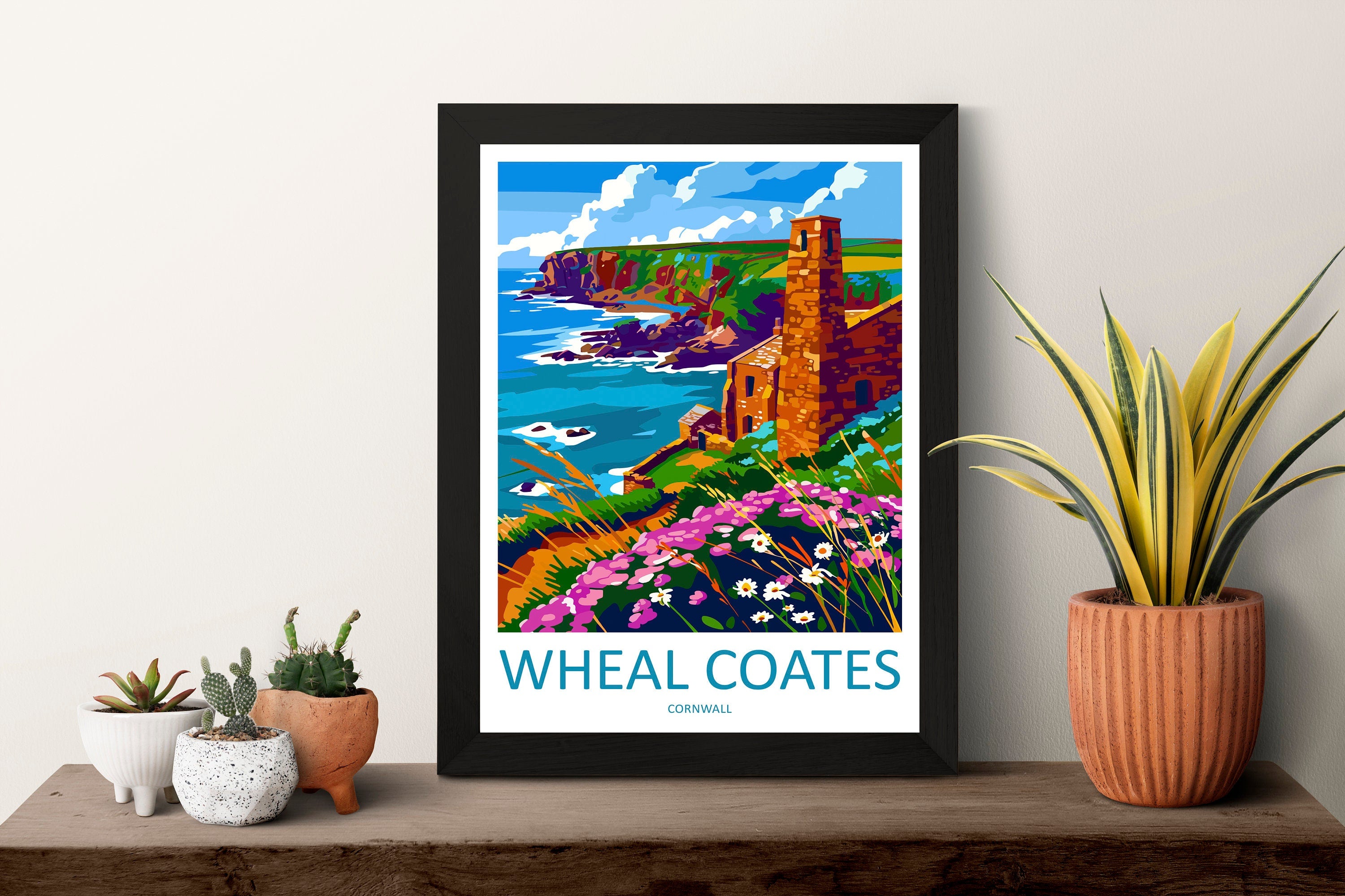 Wheal Coates Travel Print