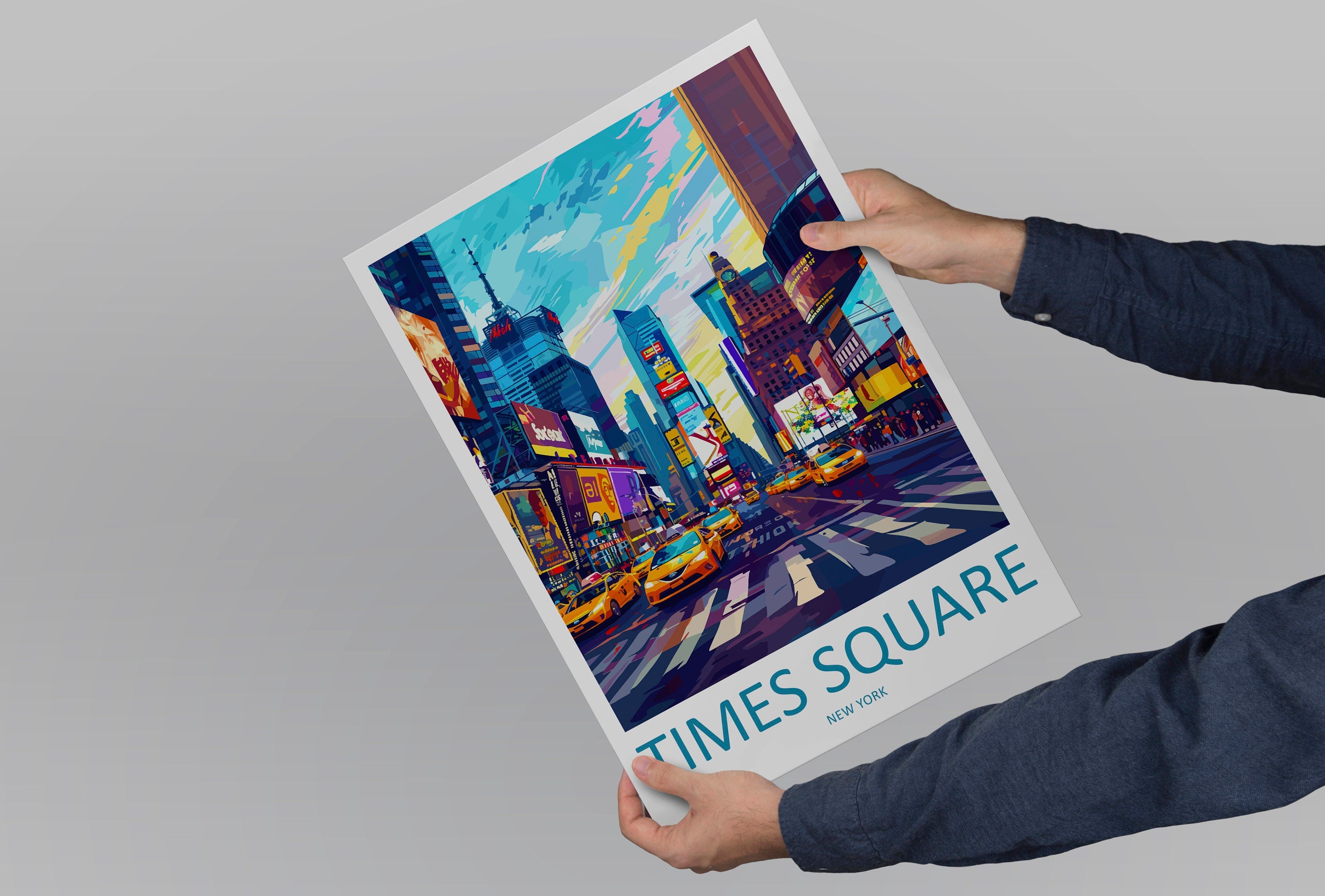 Times Square Travel Print