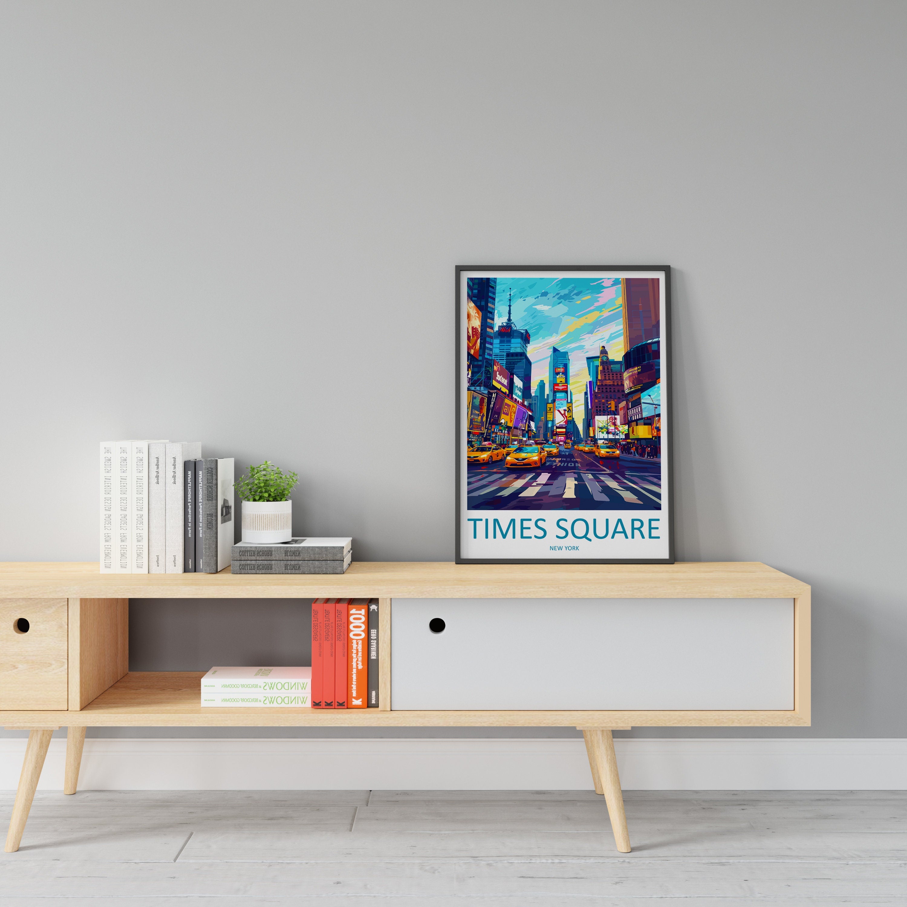 Times Square Travel Print