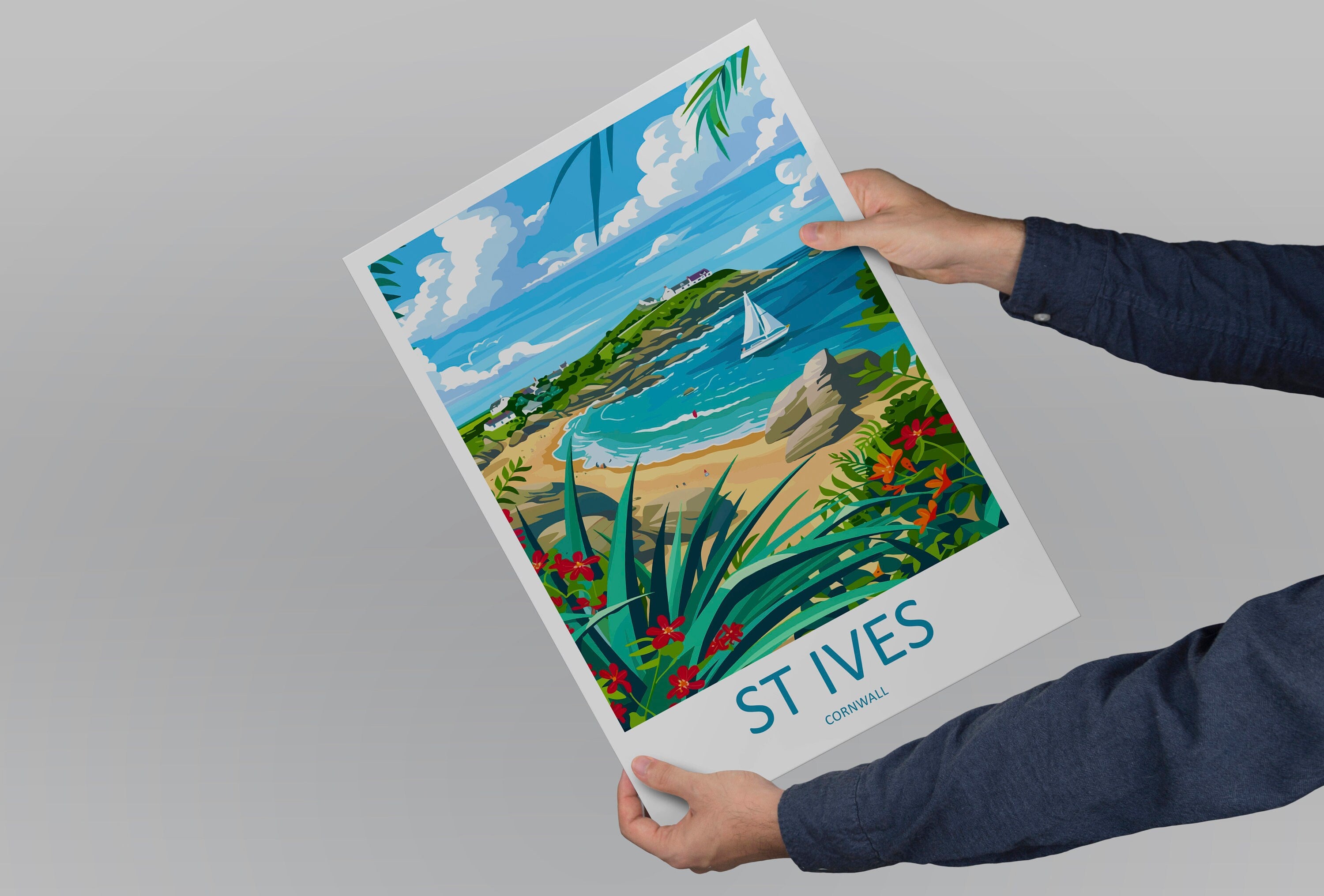 St Ives Travel Print