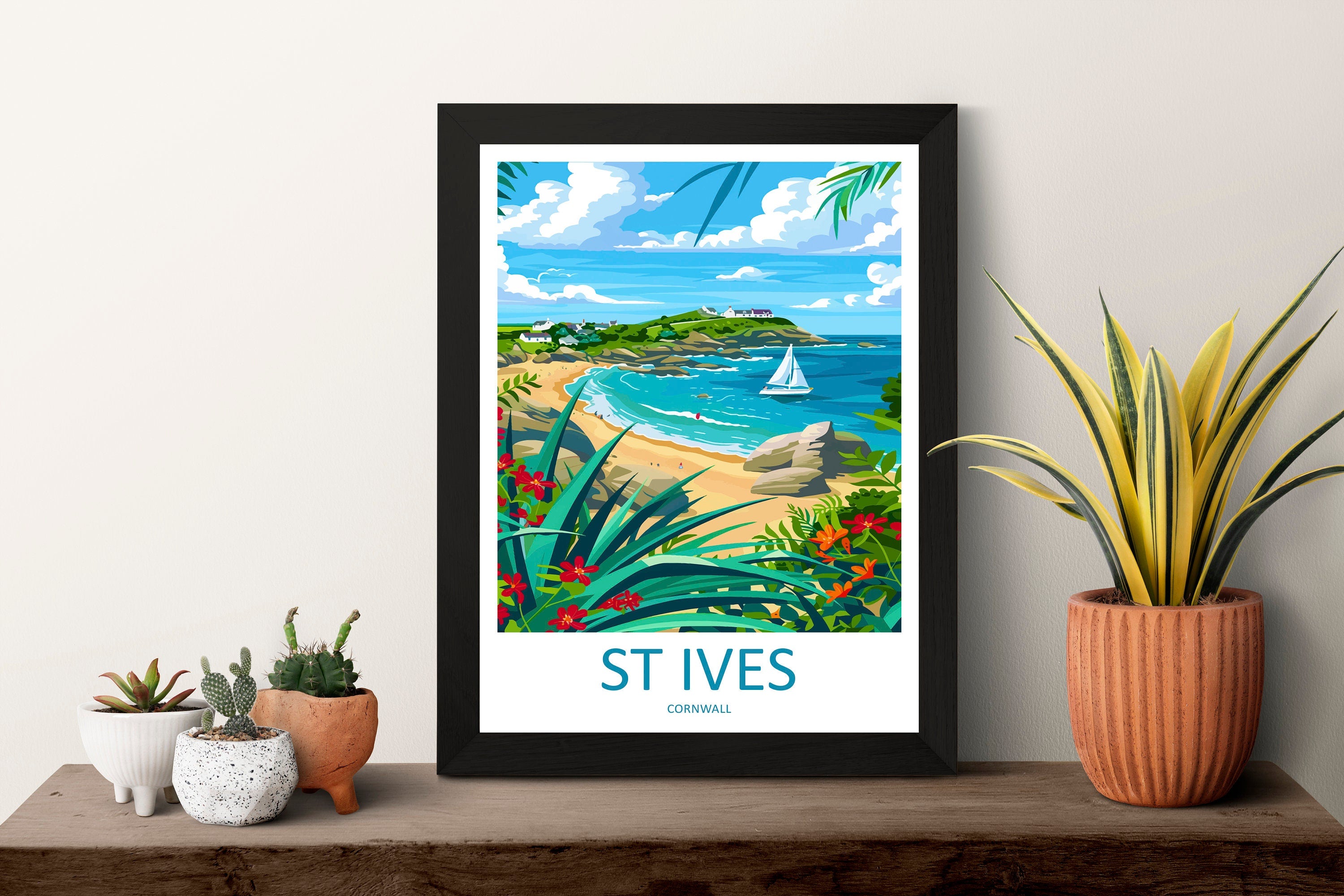 St Ives Travel Print