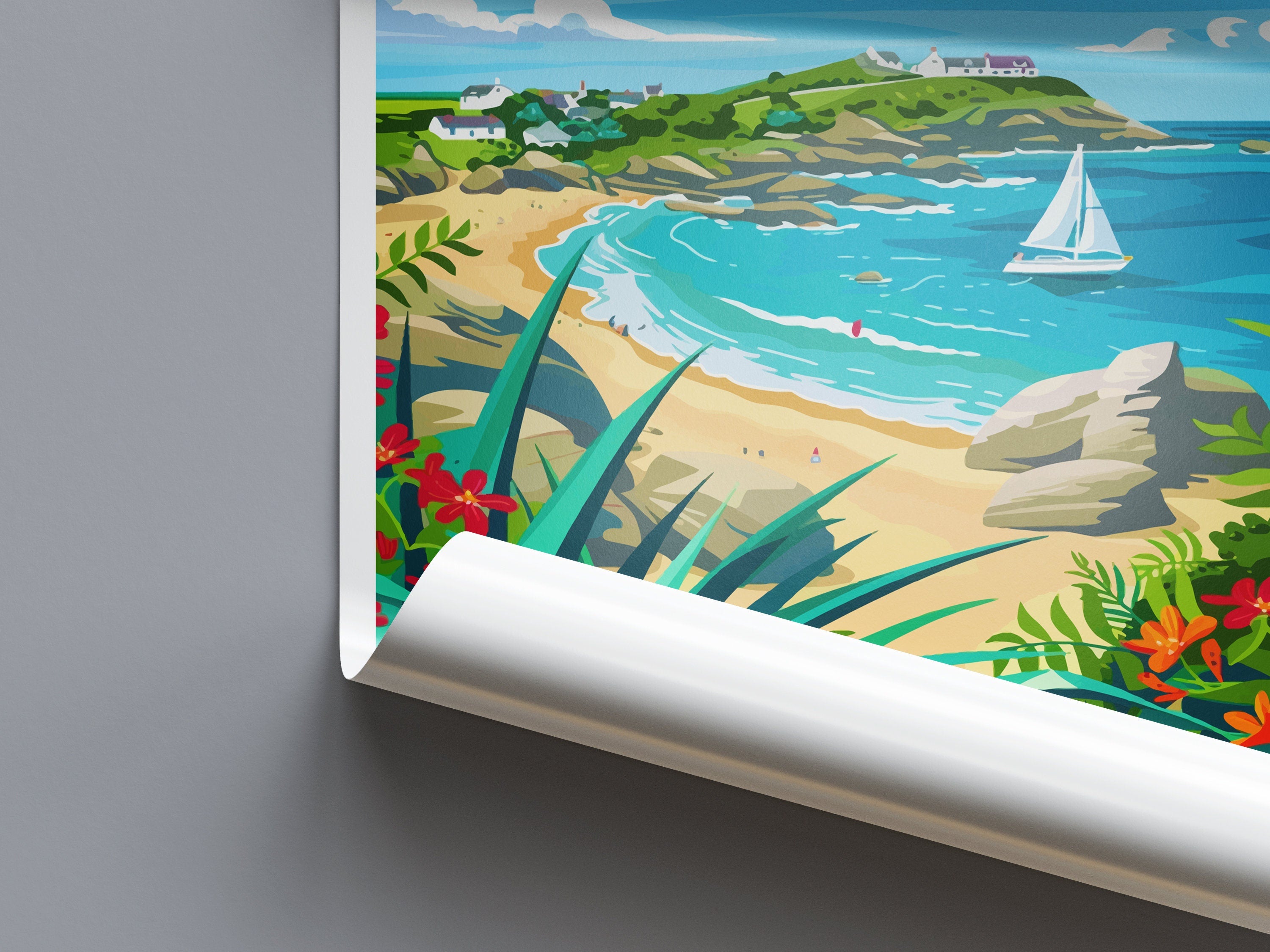 St Ives Travel Print