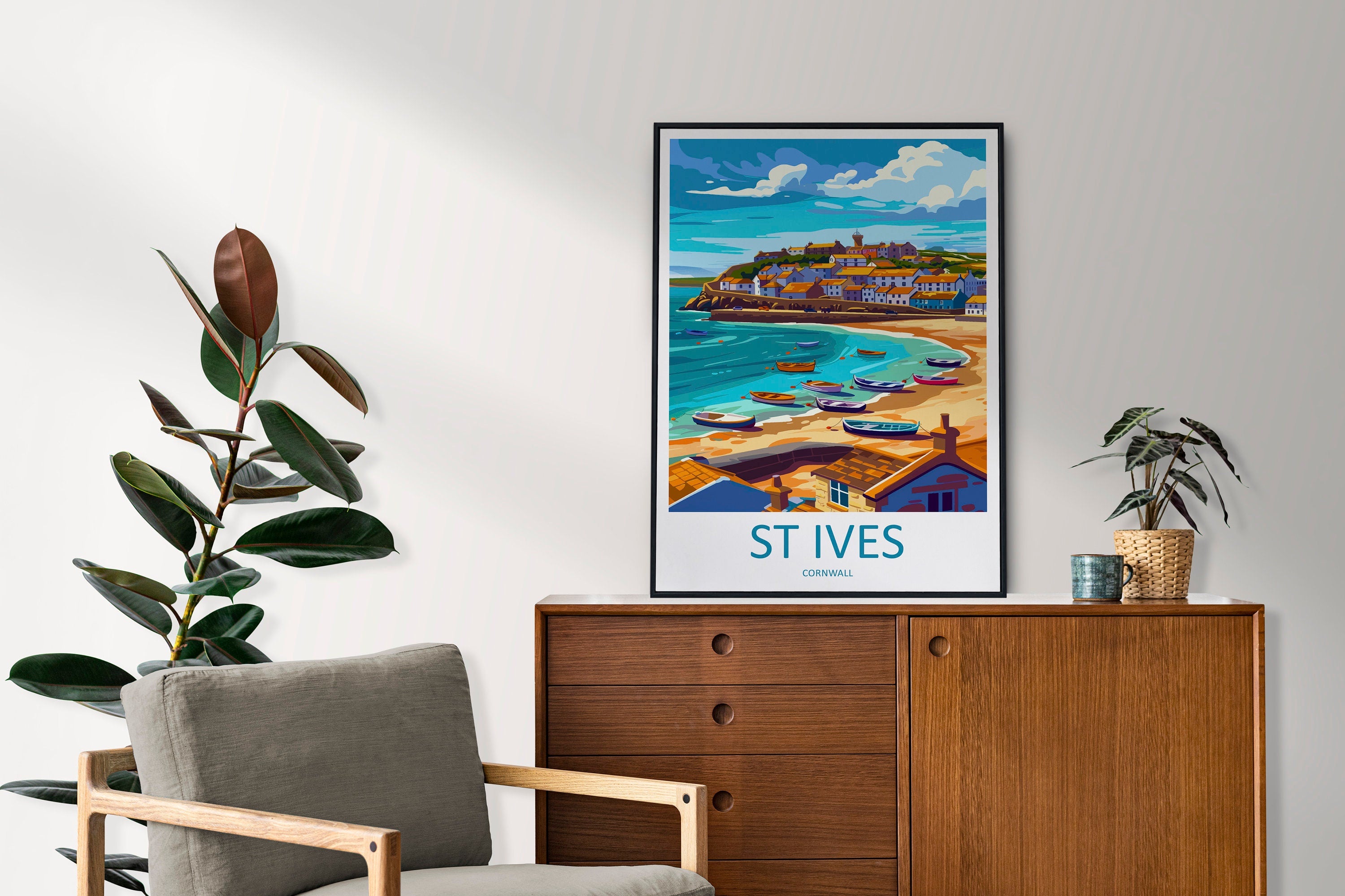 St Ives Travel Print