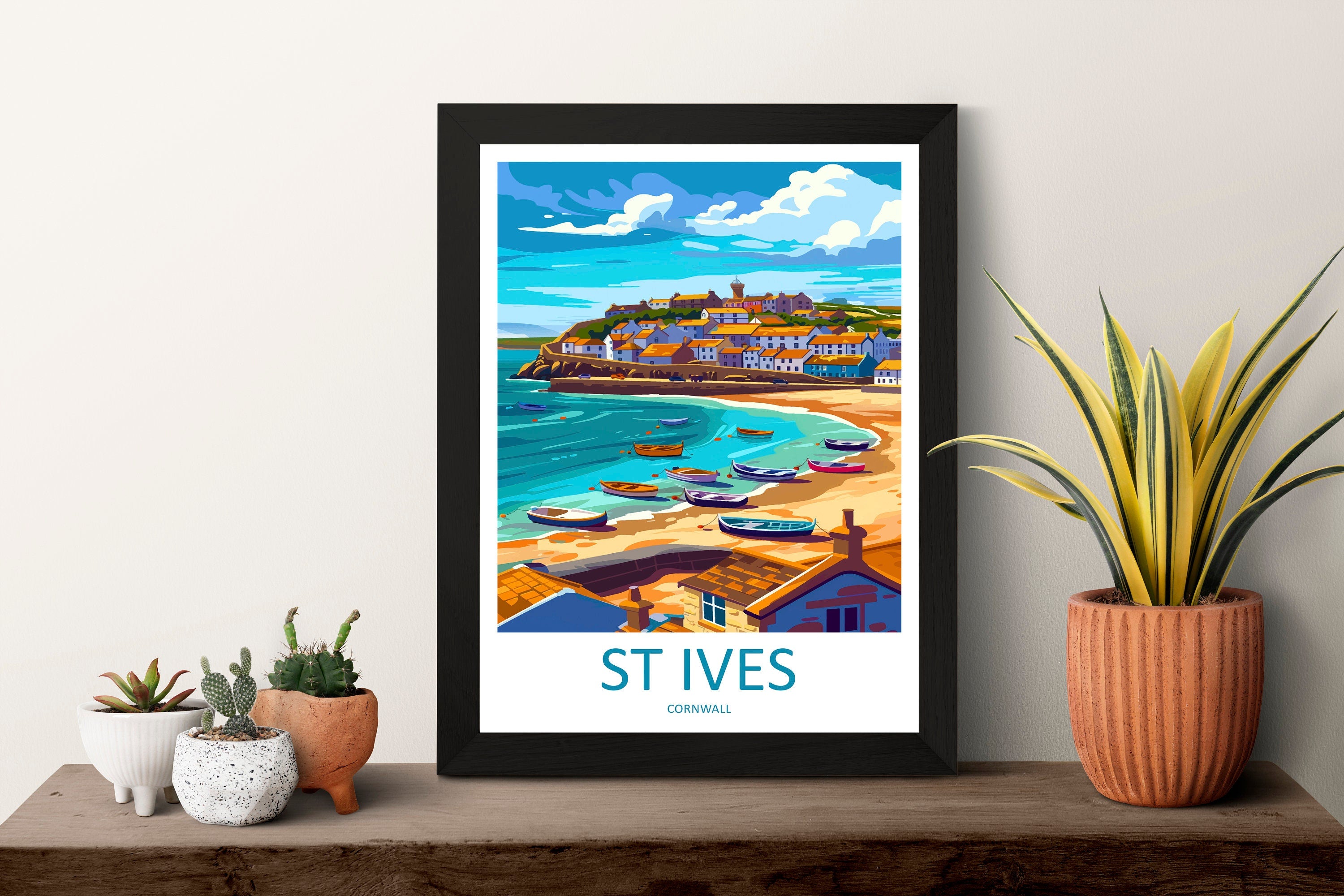 St Ives Travel Print