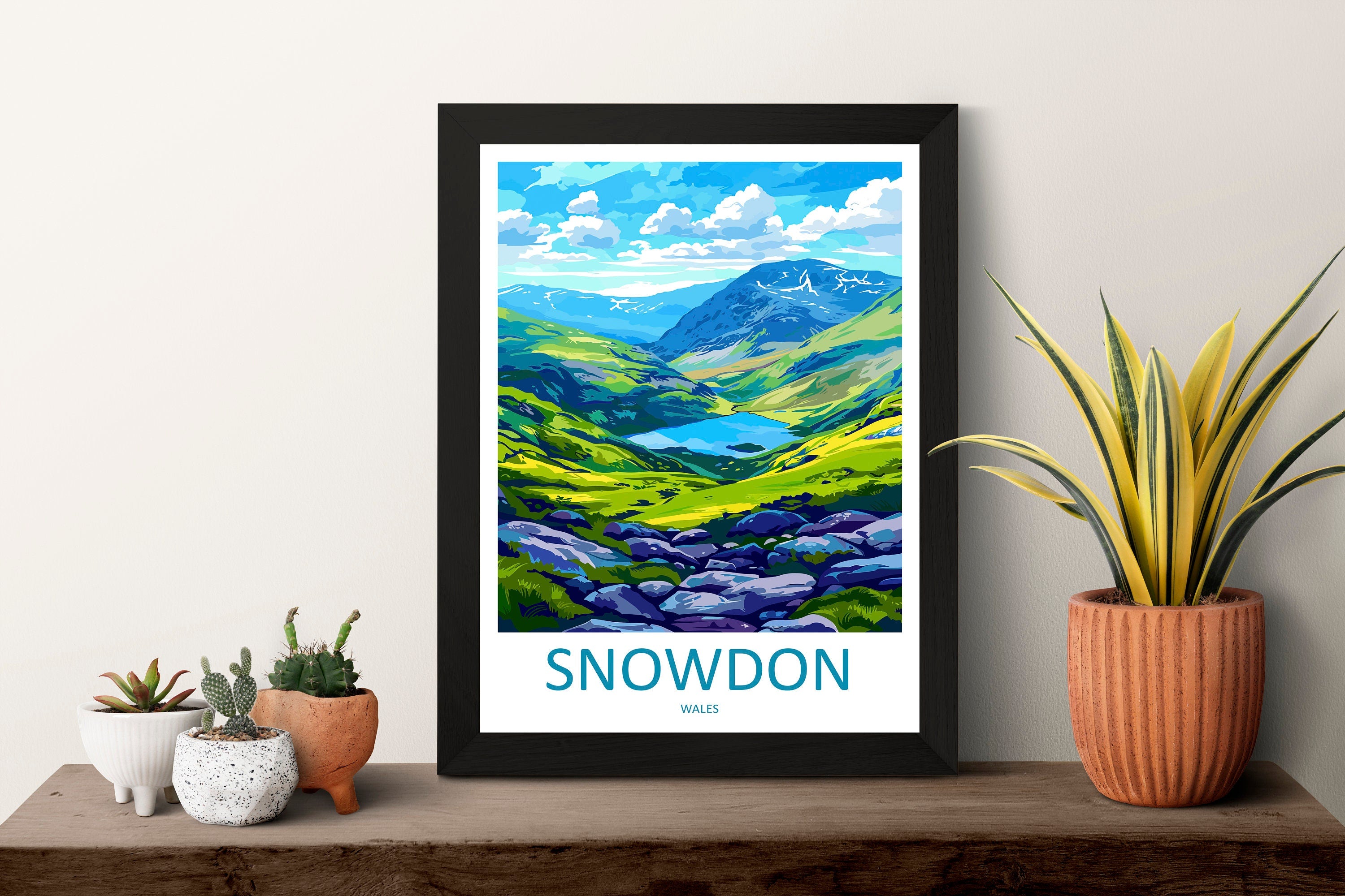 Snowdonia Print Snowdonia Home Decor Landscape Art Print Snowdonia