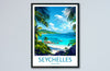 Seychelles Travel Print