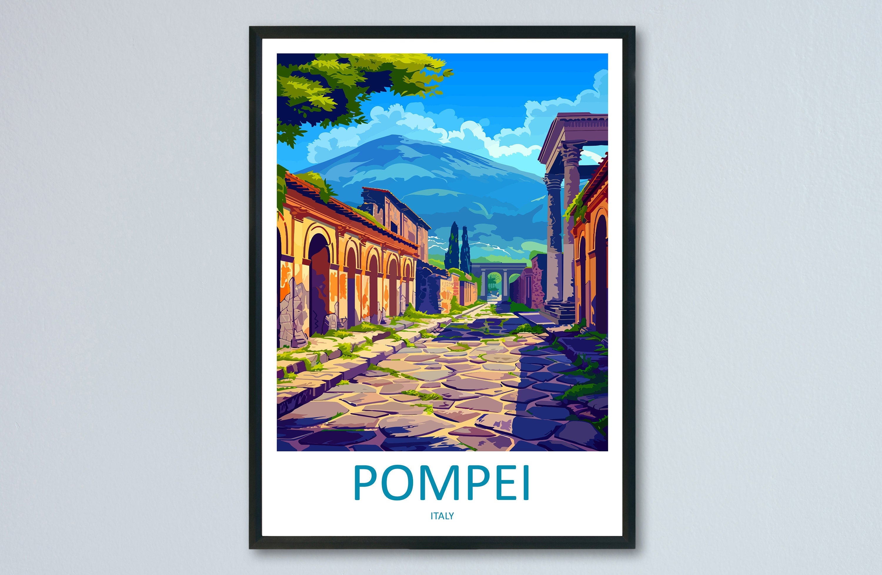 Pompeii Travel Print