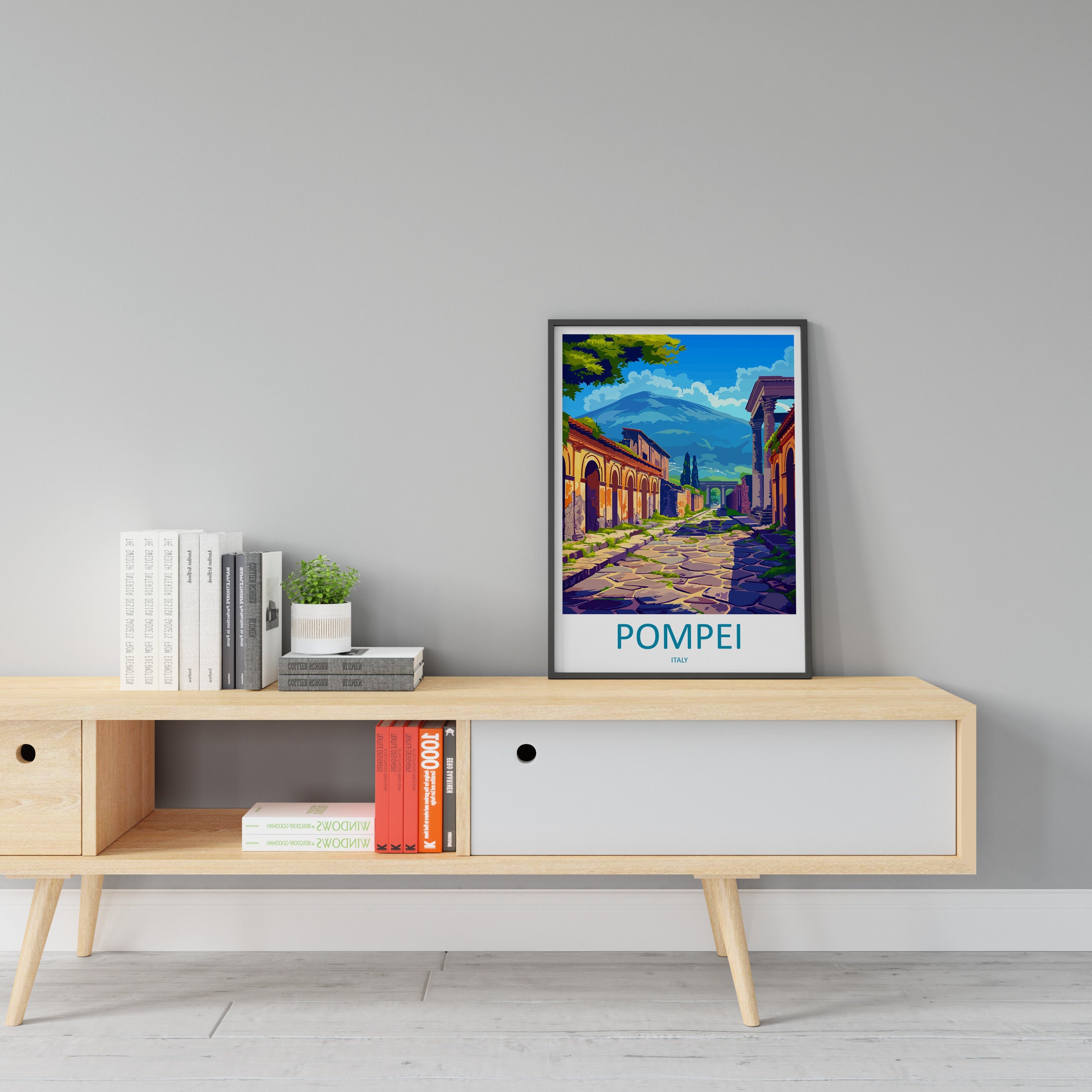 Pompeii Travel Print