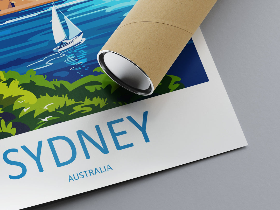Sydney Opera House Travel Print Wall Art Sydney Opera House Wall Hanging Home Décor Sydney Gift Art Lovers Wall Art Australia Poster Decor