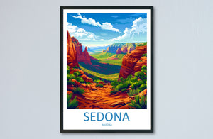 Sedona Travel Print Sedona Home Décor Arizona Art Print Sedona Wall Print For Sedona Gift Wall Hanging Arizona Sedona Desert Artwork Décor