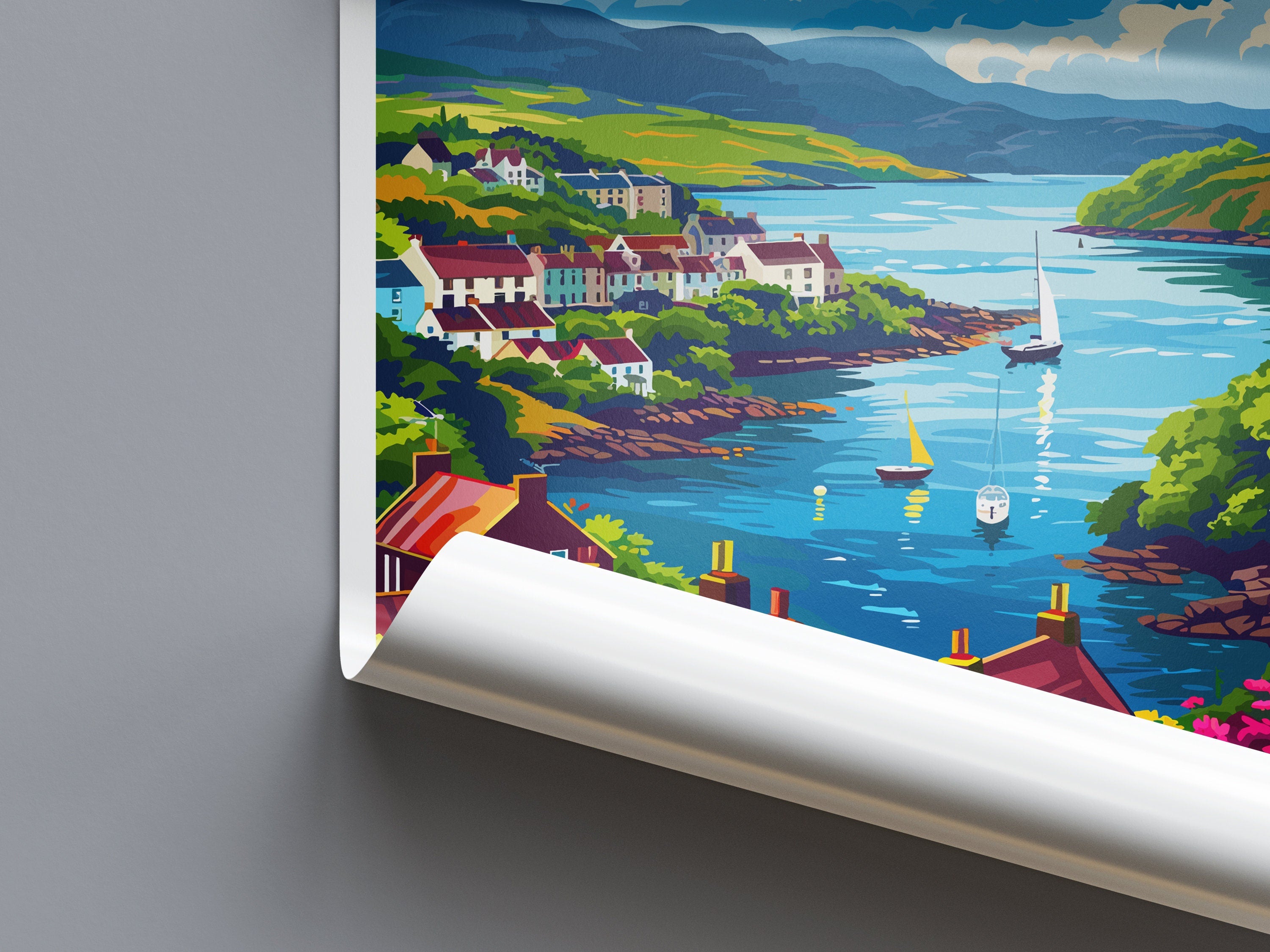 Oban Travel Print