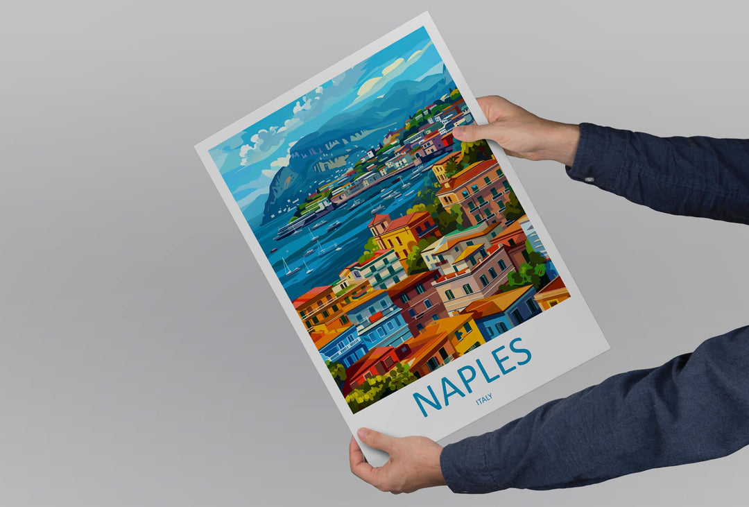 Naples Travel Print Wall Art Naples Italy Wall Hanging Home Decoration Naples Gift Art Lovers Wall Art Print Naples Italy Art Naples Art
