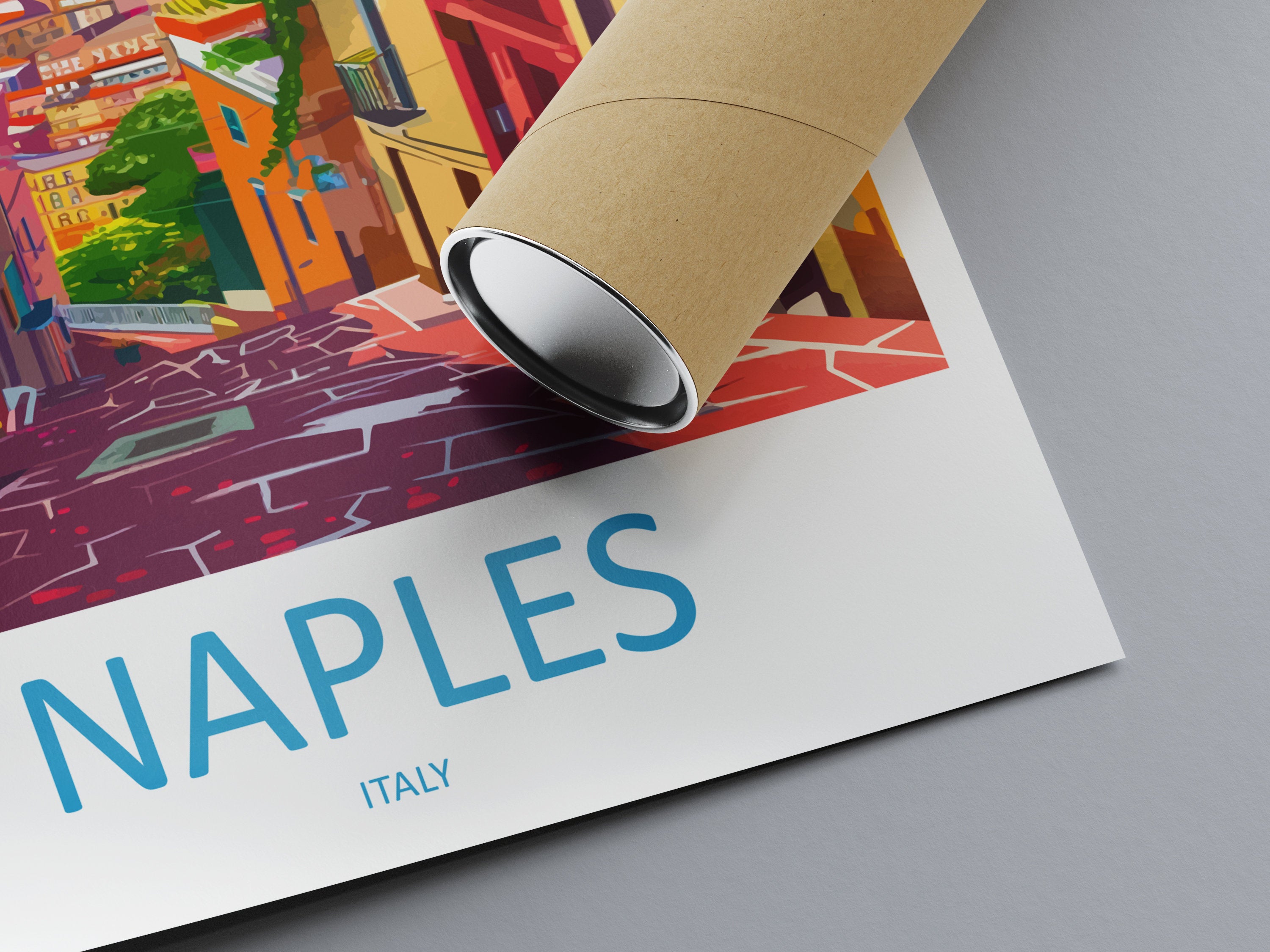 Naples Travel Print