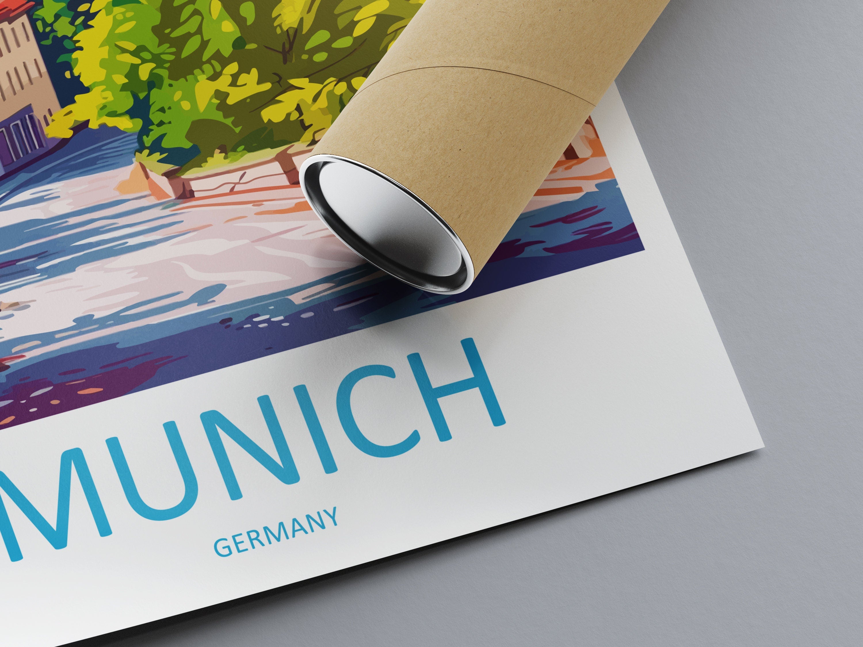 Munich Travel Print