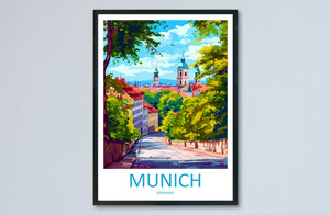 Munich Travel Print