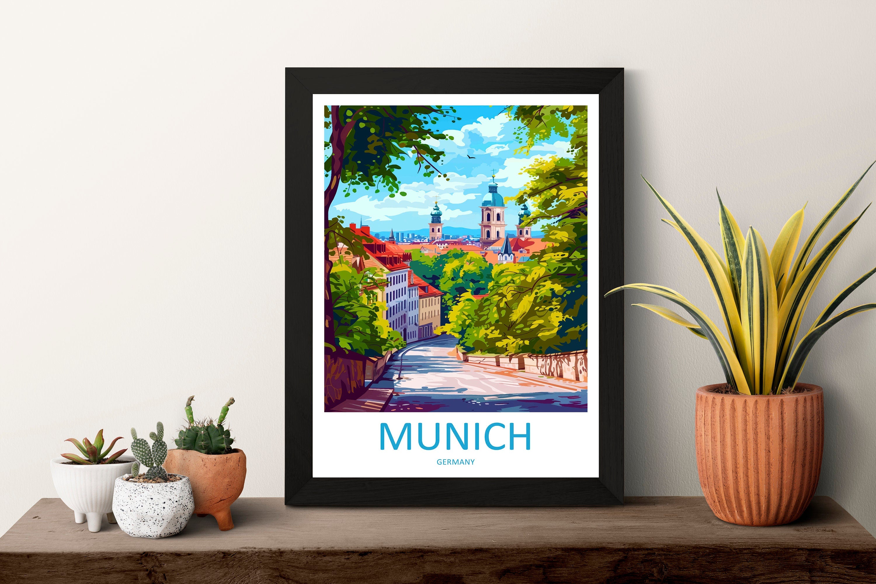 Munich Travel Print