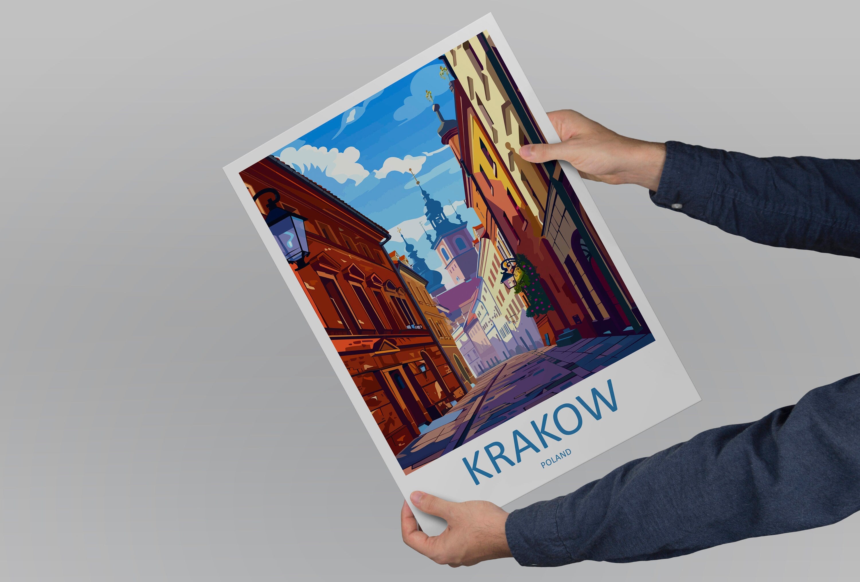 Krakow Travel Print