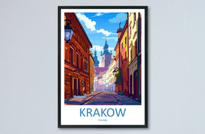 Krakow Travel Print