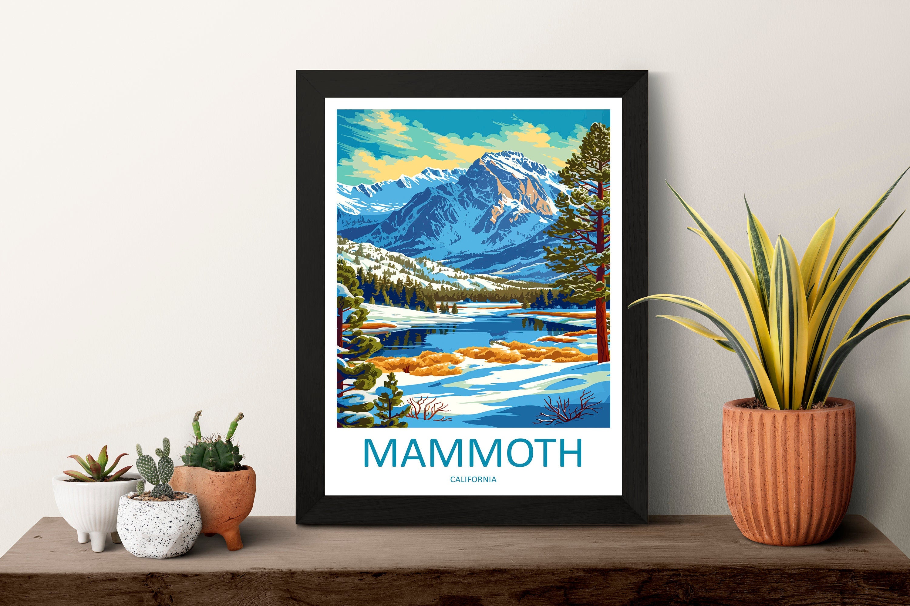 Lake Mammoth Travel Print