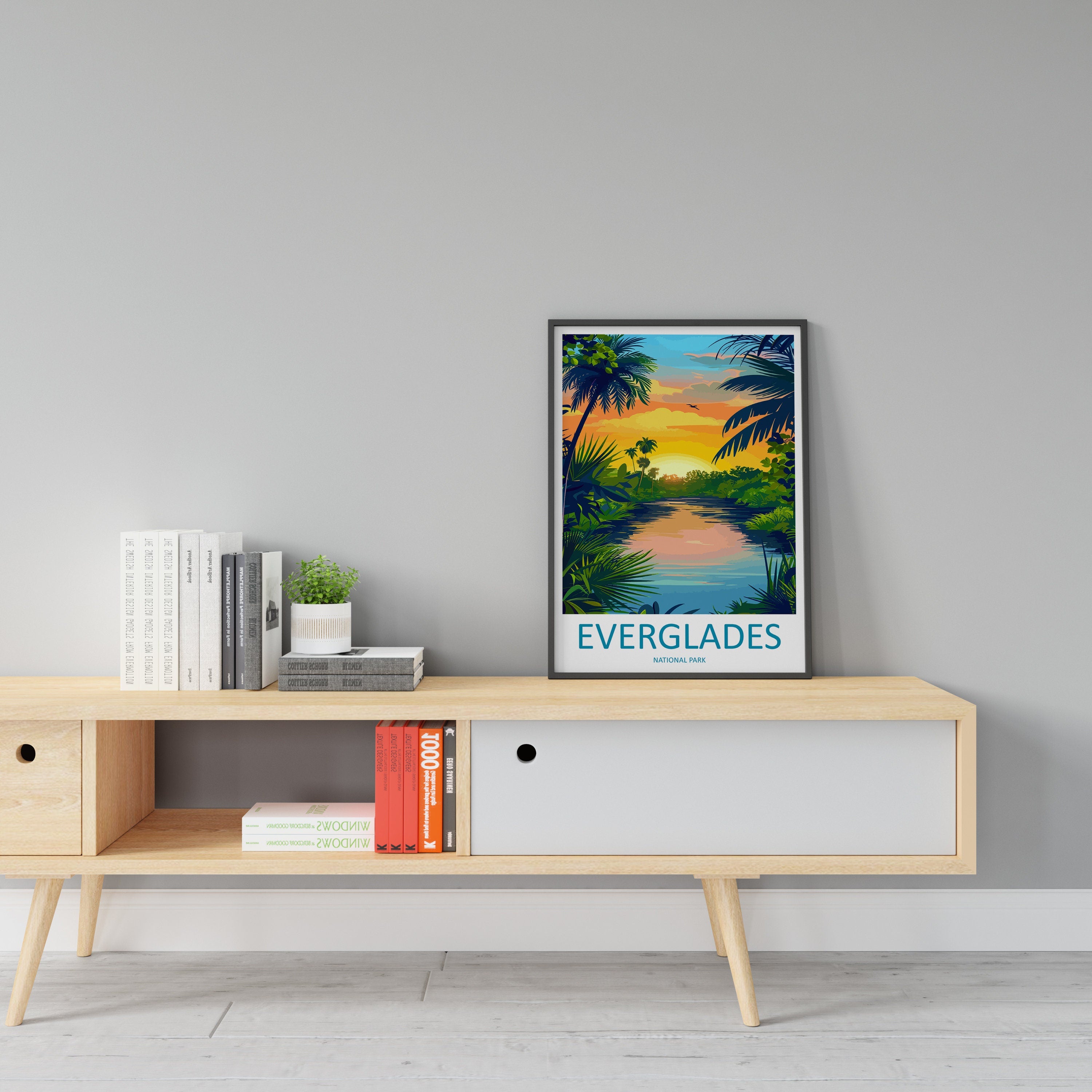 Everglades National Park Travel Print Wall Art Everglades National Park Wall Hanging Home Décor Everglades National Park Gift Art Lovers