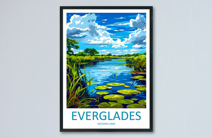Everglades National Park Travel Print Wall Art Everglades National Park Wall Hanging Home Décor Everglades National Park Gift Art Lovers