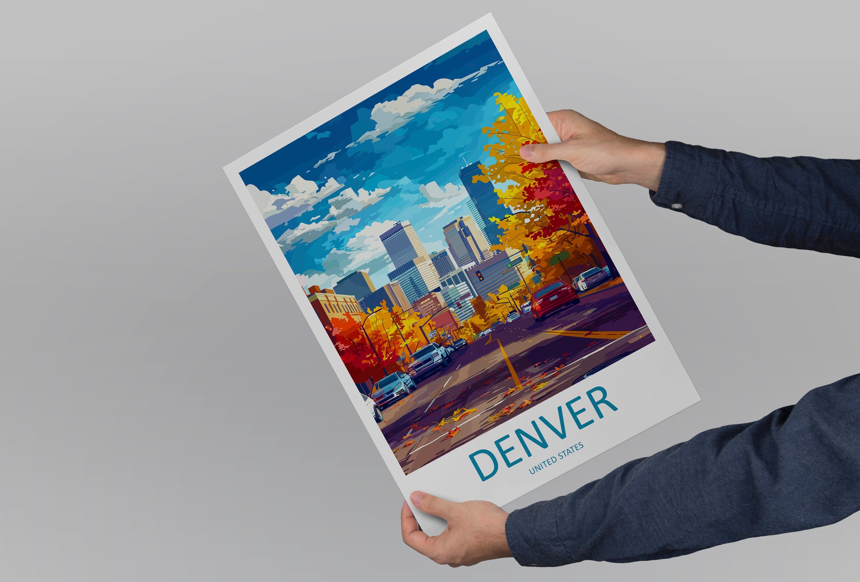 Denver Travel Print