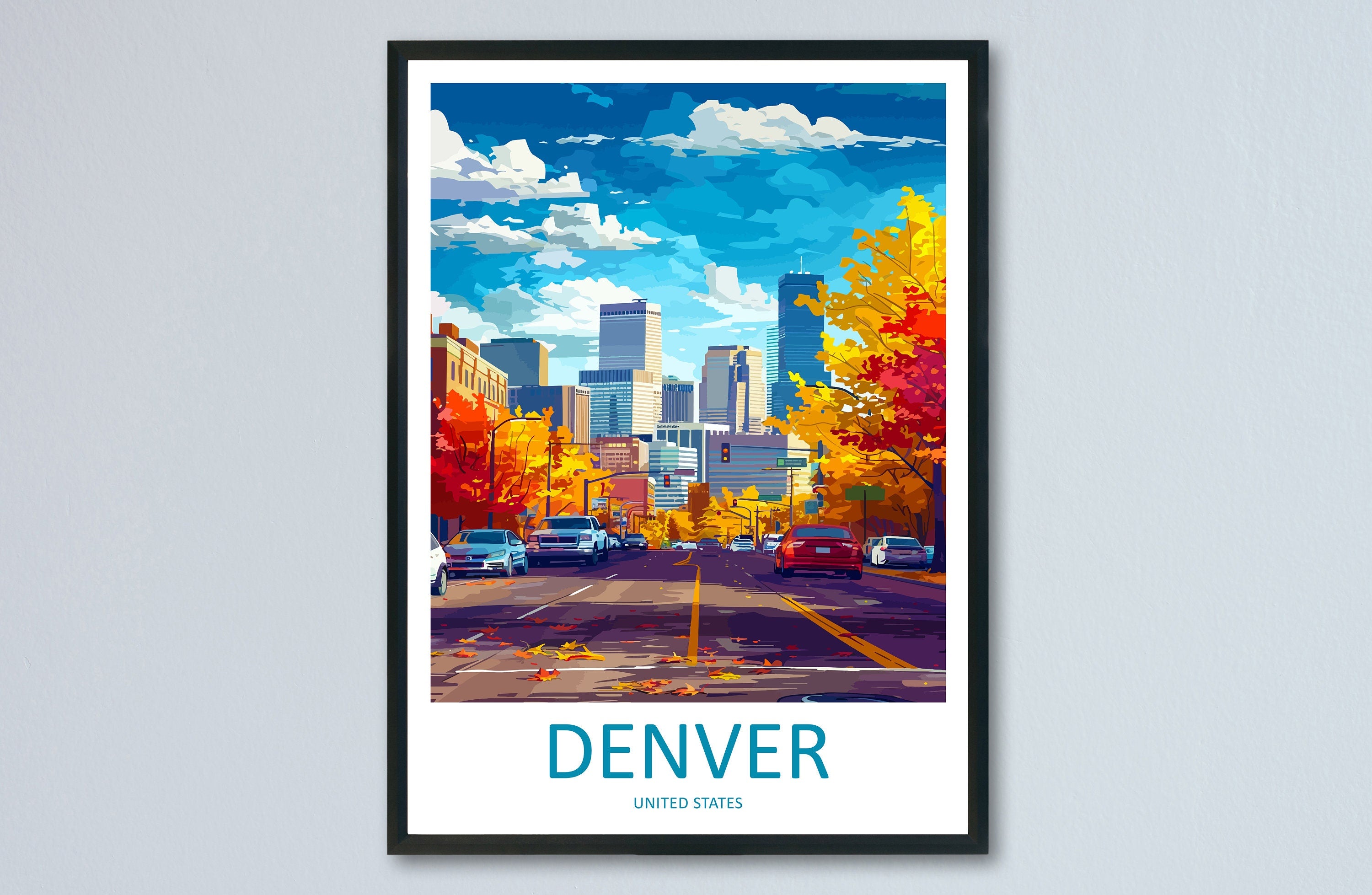 Denver Travel Print