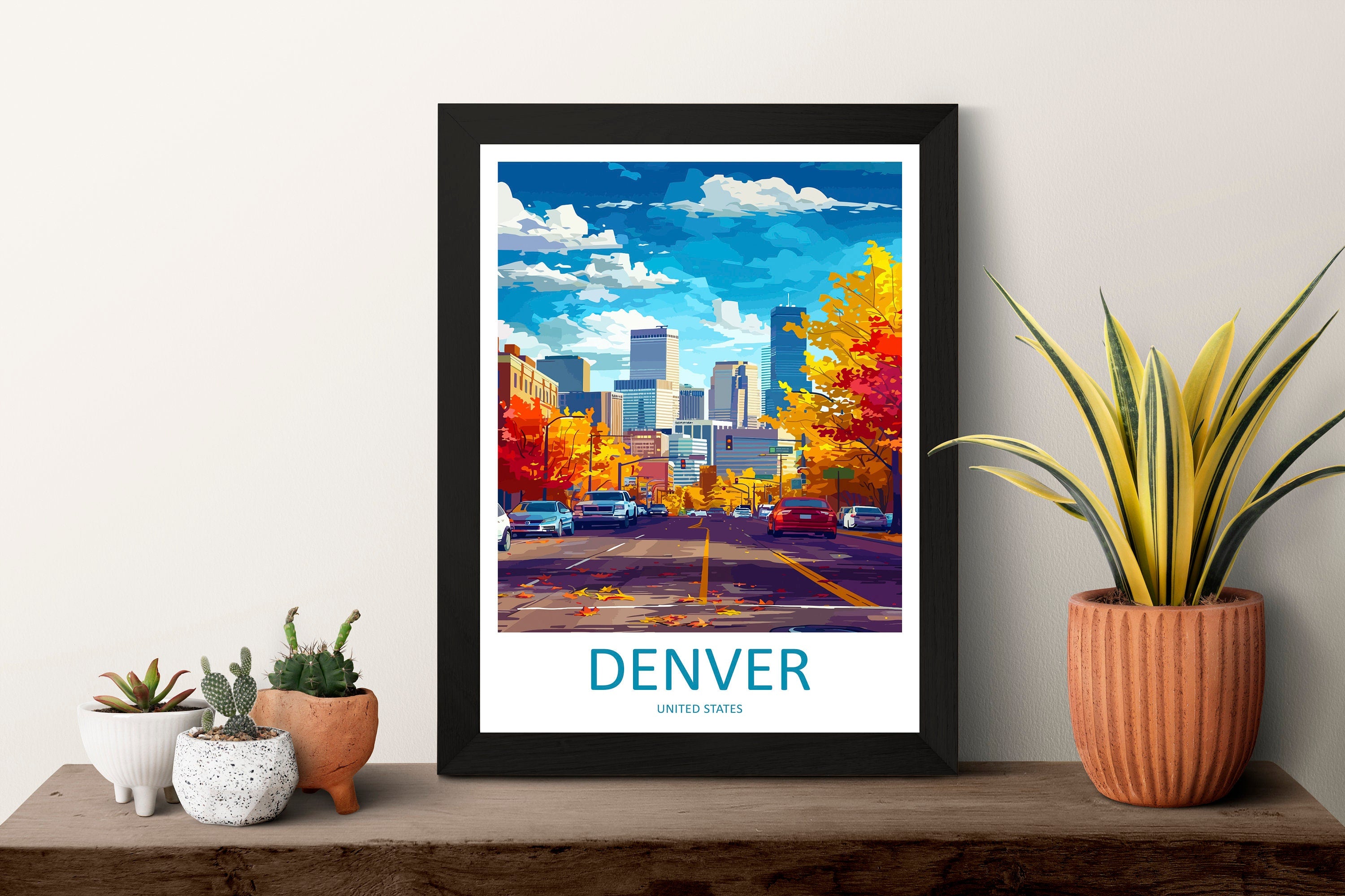 Denver Travel Print