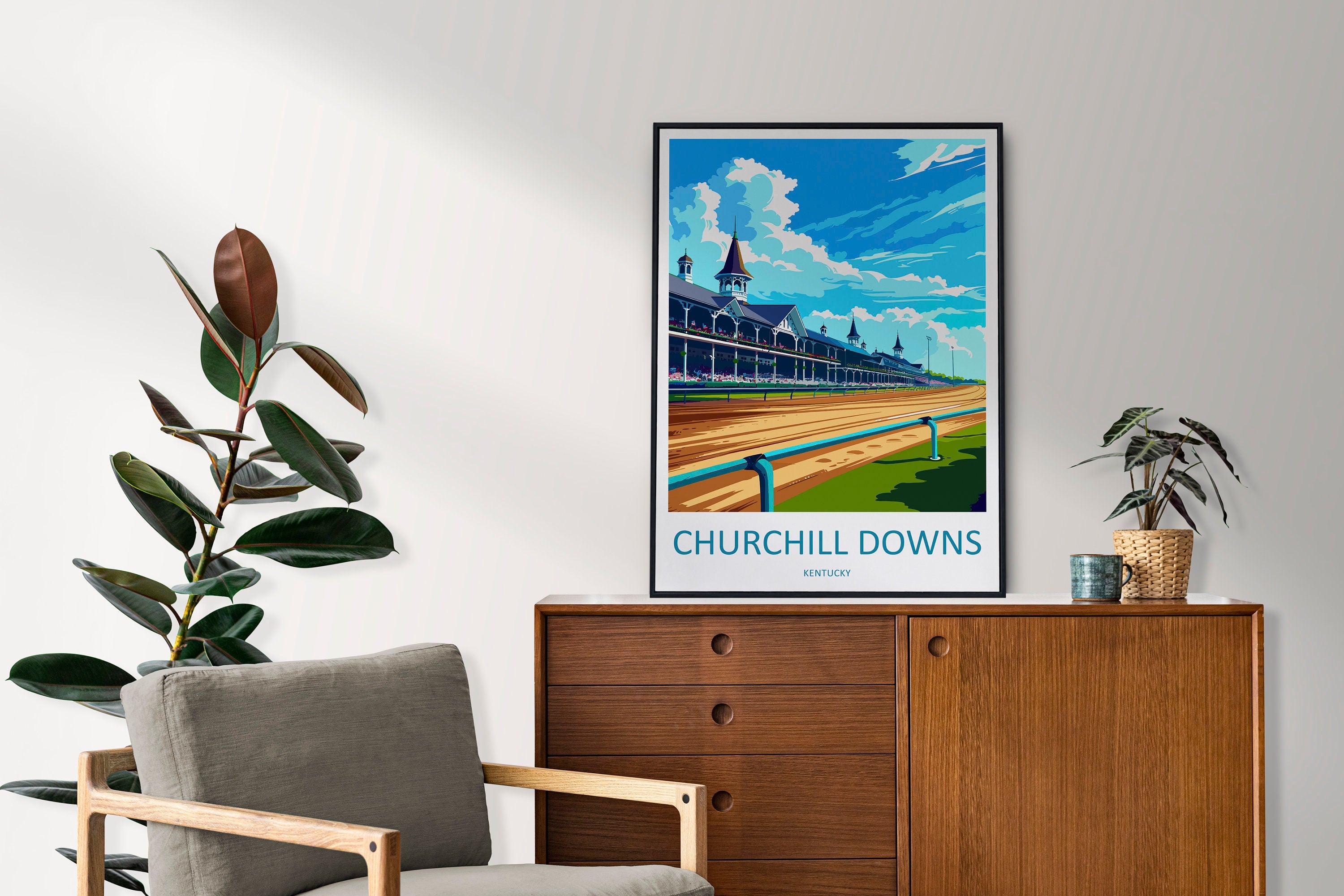 Churchill Downs Travel Print