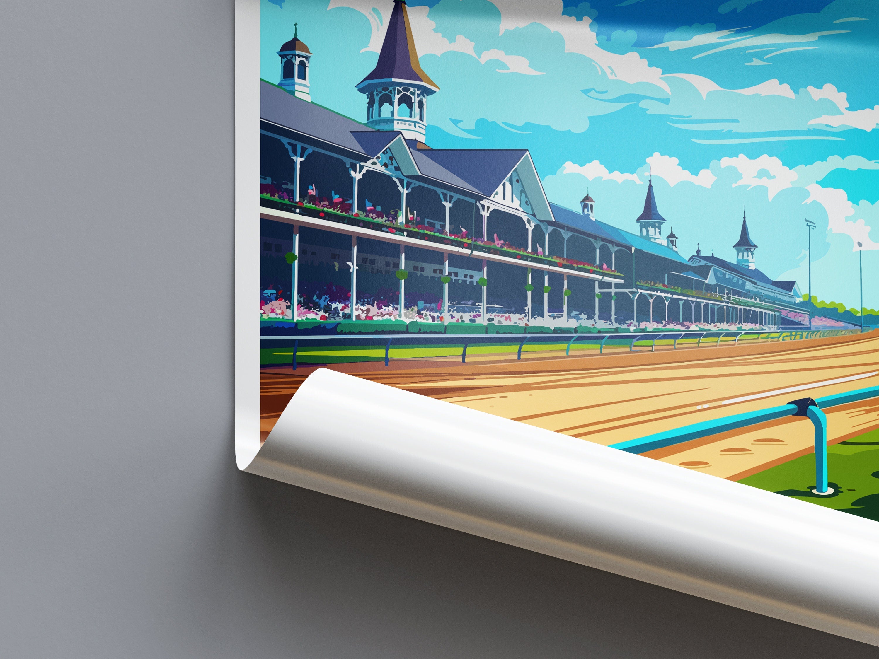 Churchill Downs Travel Print