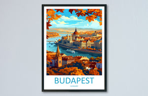 Budapest Travel Print