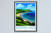 Blackpool Sands Travel Print