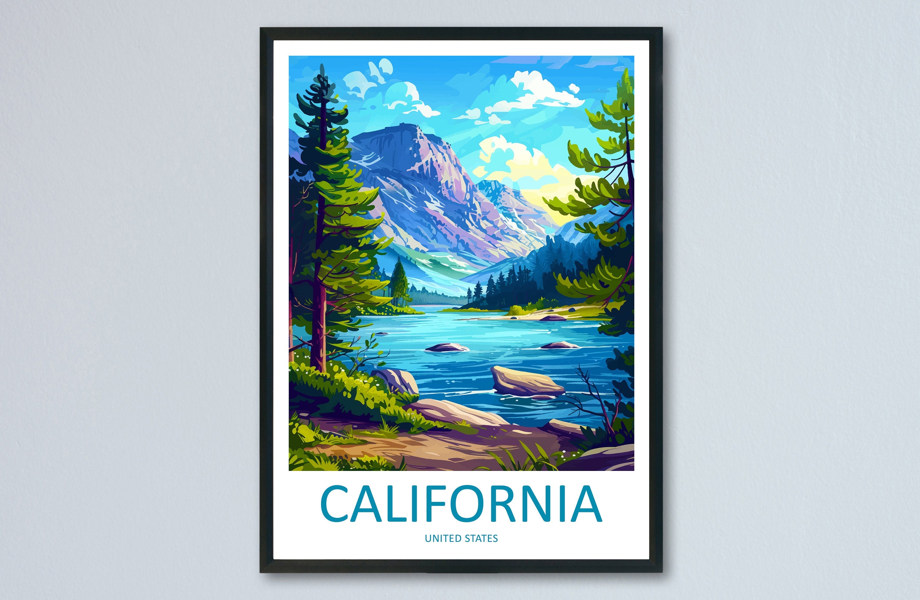 California Travel Print