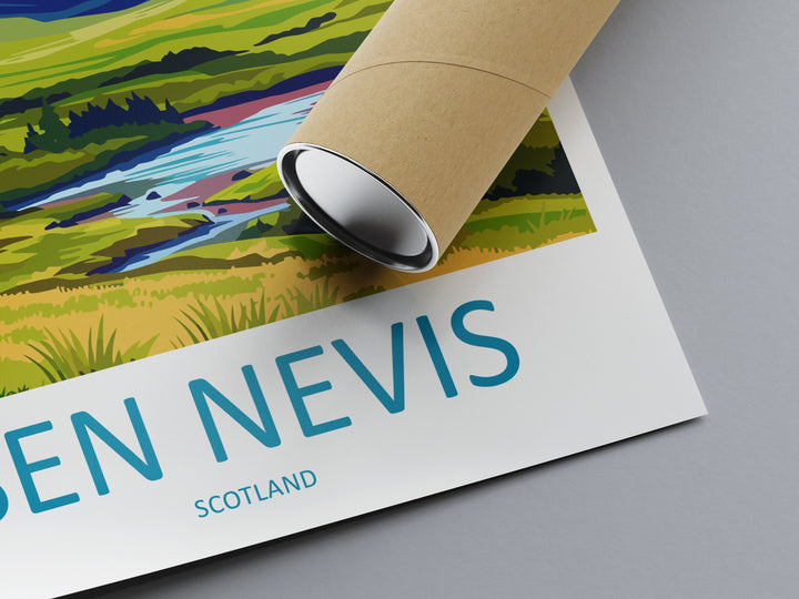 Ben Nevis Travel Print Wall Art Ben Nevis Wall Hanging Home Décor Ben Nevis Gift Art Lovers Scotland Art Lover Gift Ben Nevis Travel Artwork