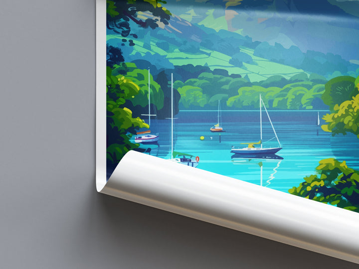 Windermere Travel Print Wall Art Windermere Wall Hanging Home Décor Windermere Gift Art Lovers England Art Lover Gift Windermere Souvenir