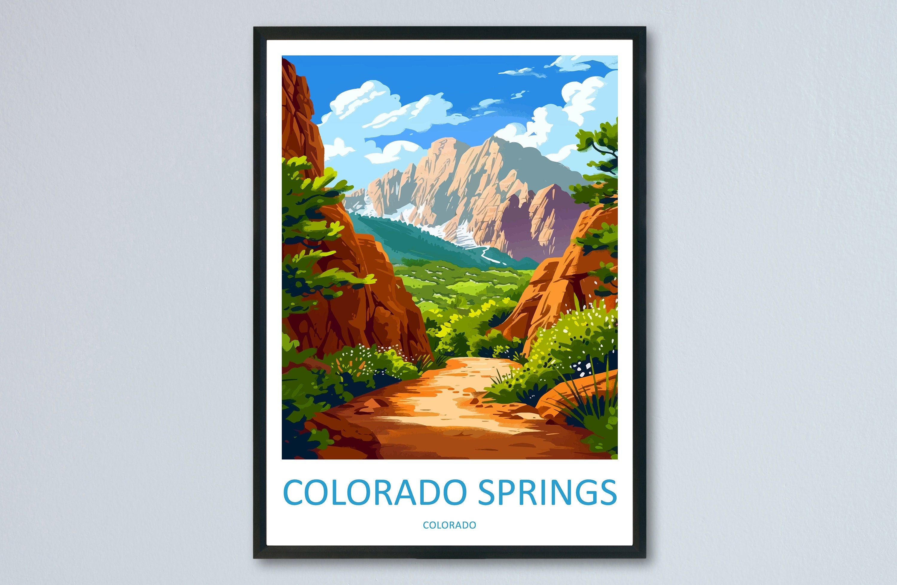 Colorado springs Travel Print