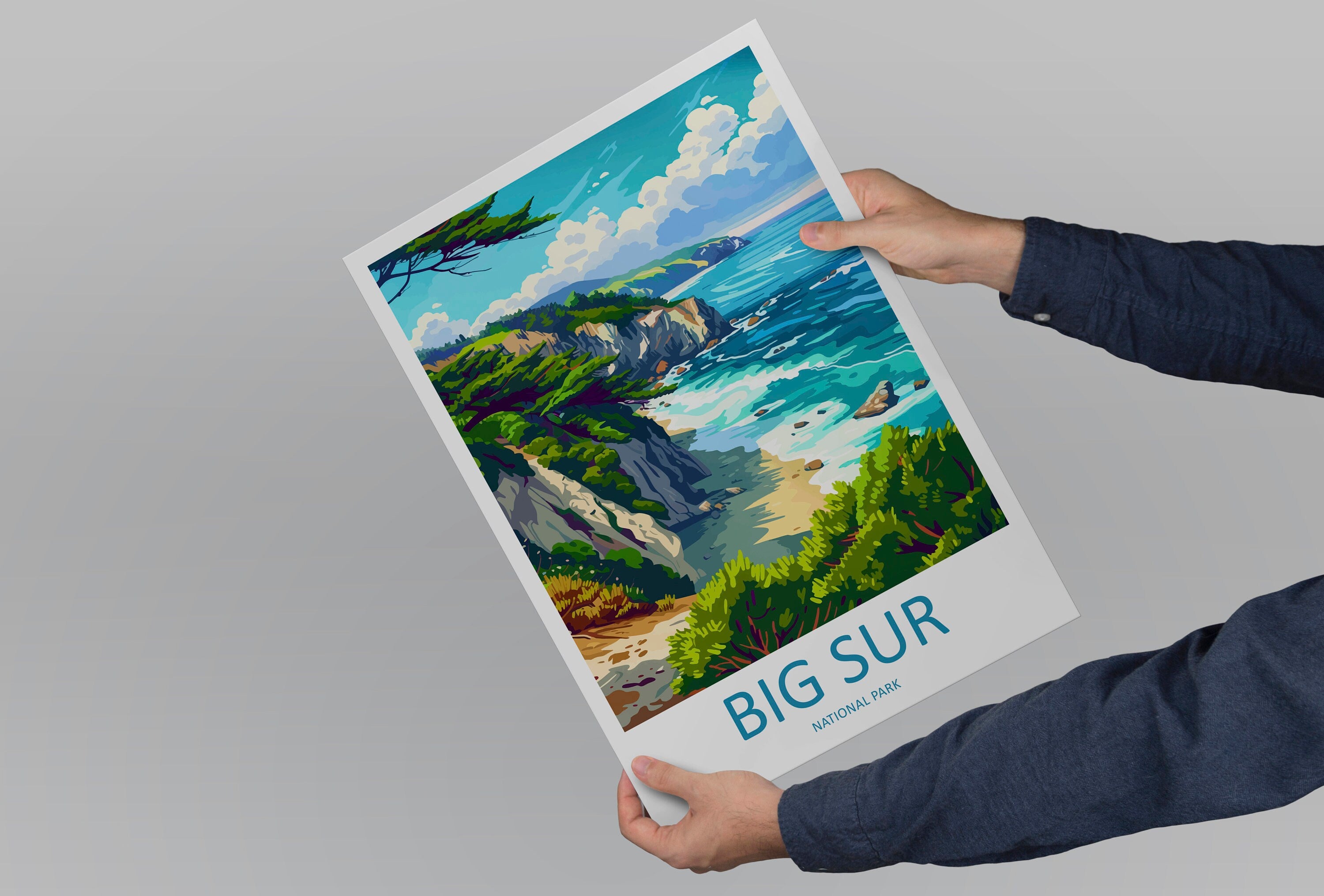 Big Sur National Park Travel Print