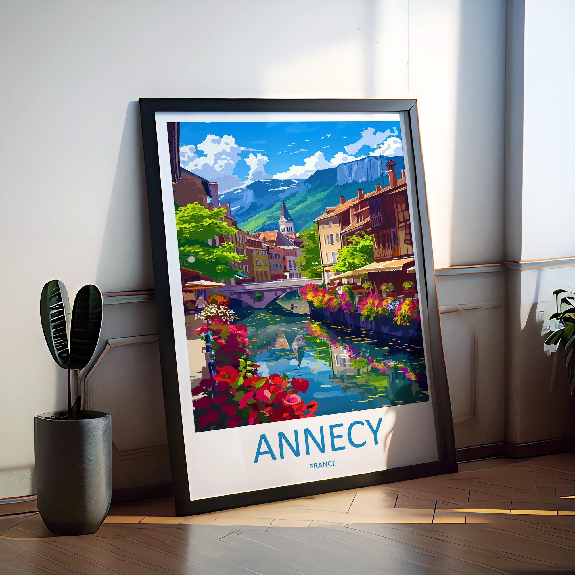 Annecy Travel Print