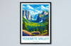 Yosemite Valley National Park Travel Print