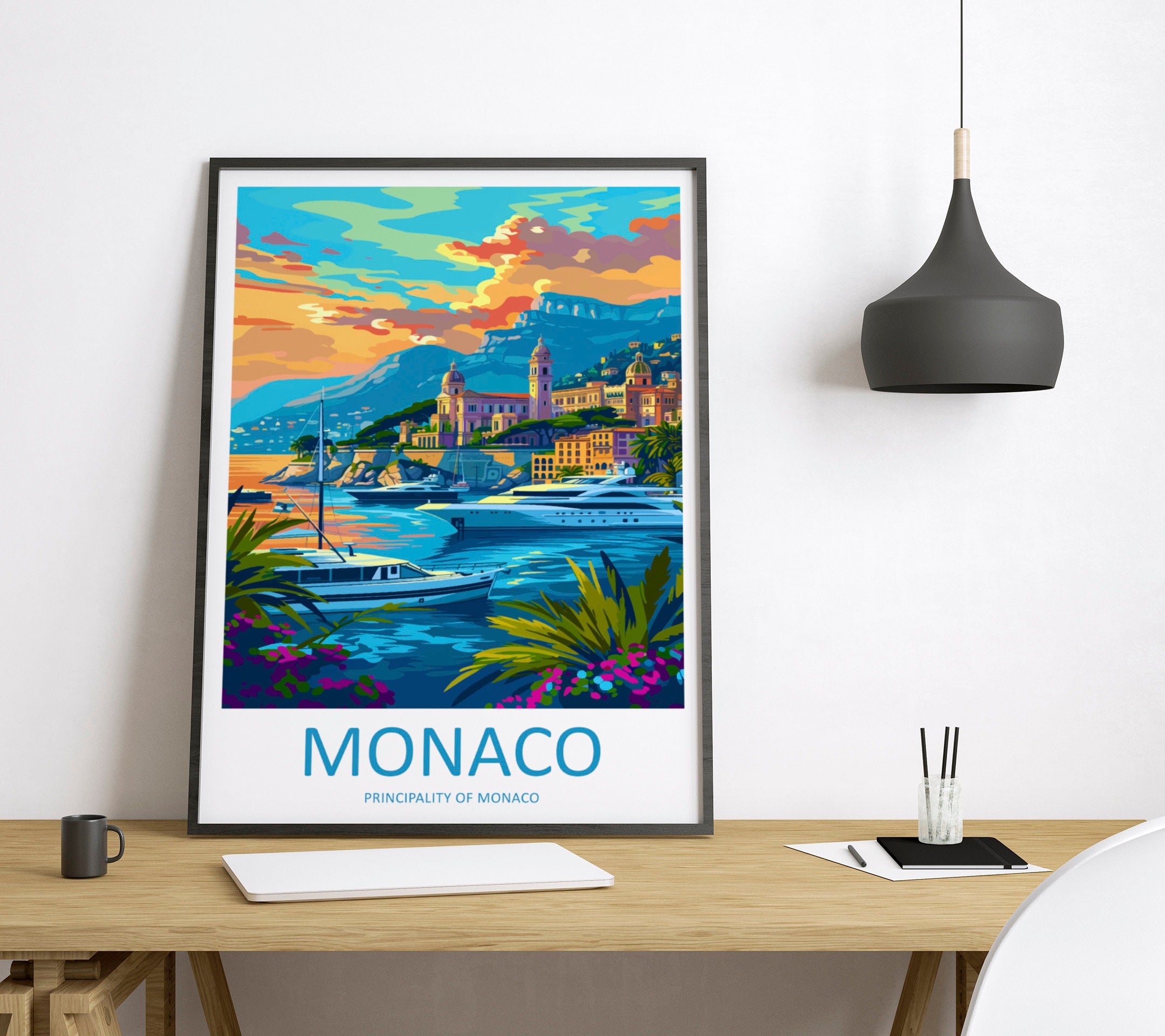 Monaco Travel Print